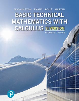 Basic technical mathematics with calculus : SI version