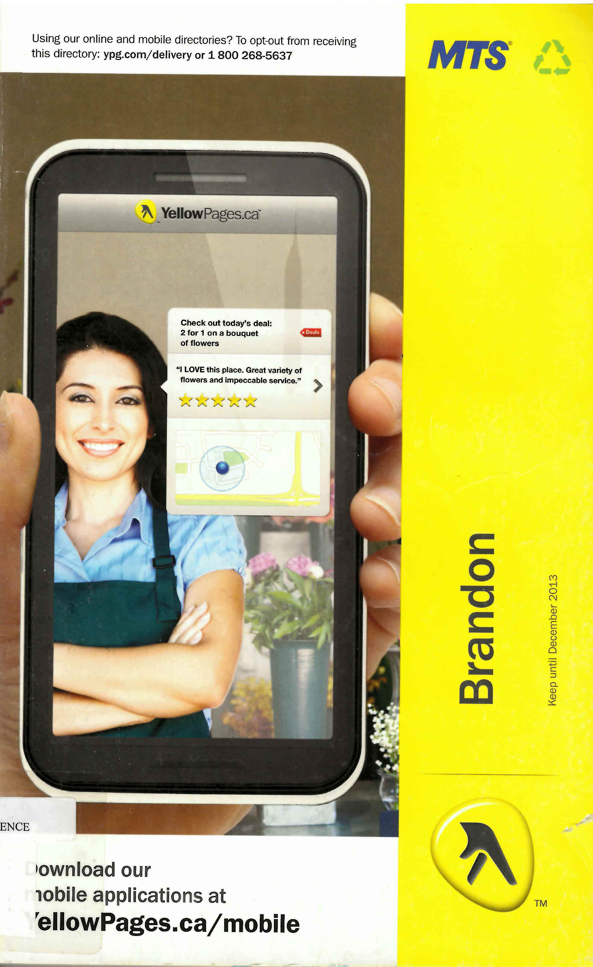 Brandon telephone directory : White and yellow pages