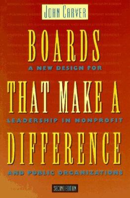 Boards that make a difference : a new design for leadership in nonprofit and public organizations