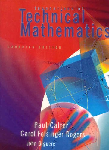 Foundations of technical  mathematics