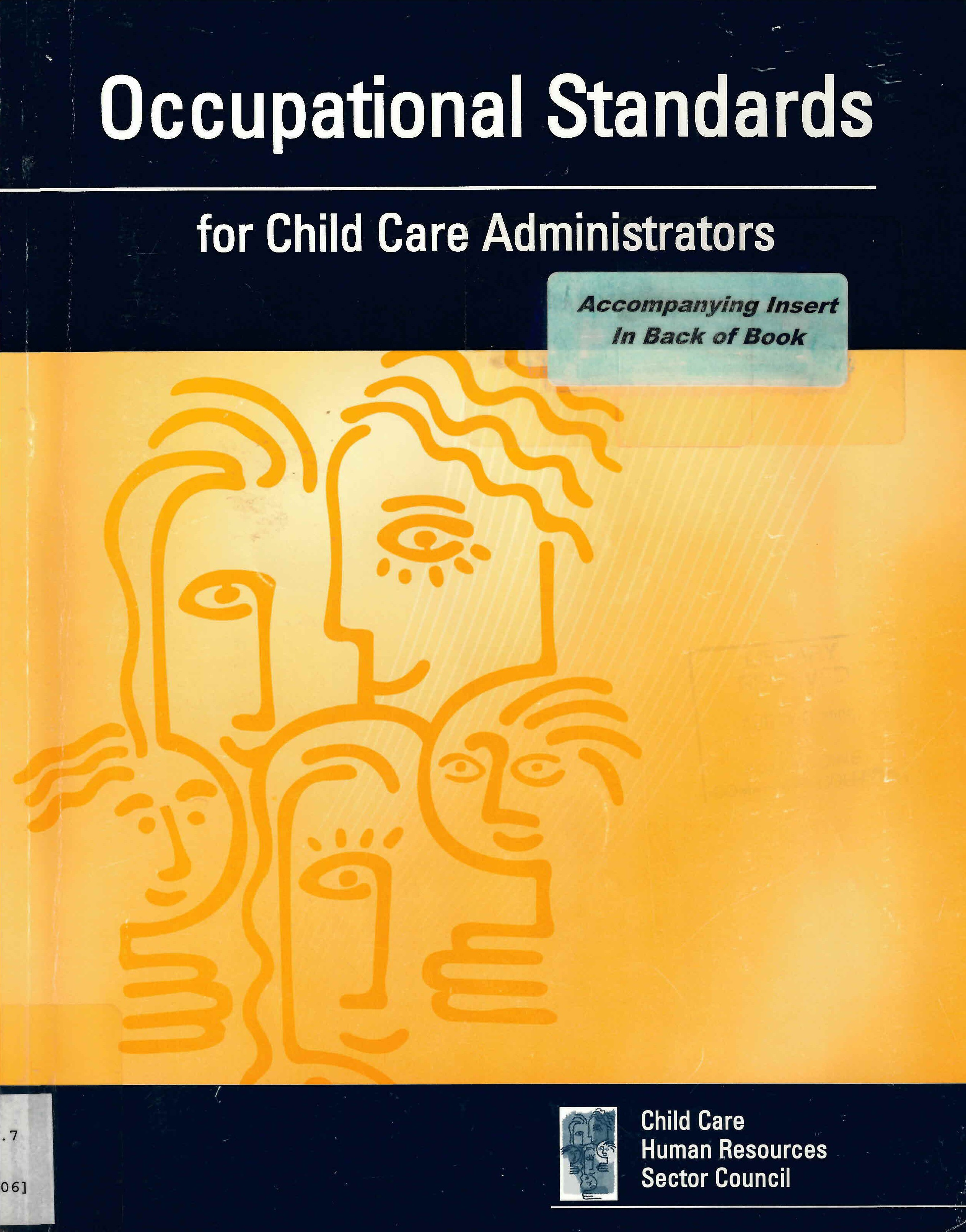 Occupational standards for child care administrators