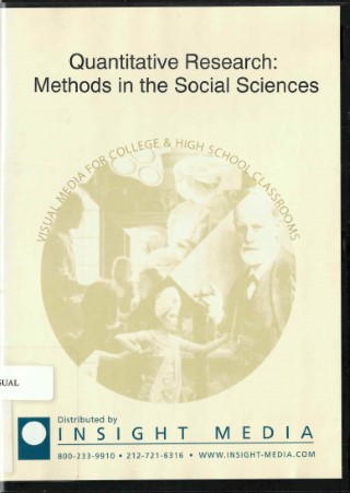 Quantitative research : methods in the social sciences