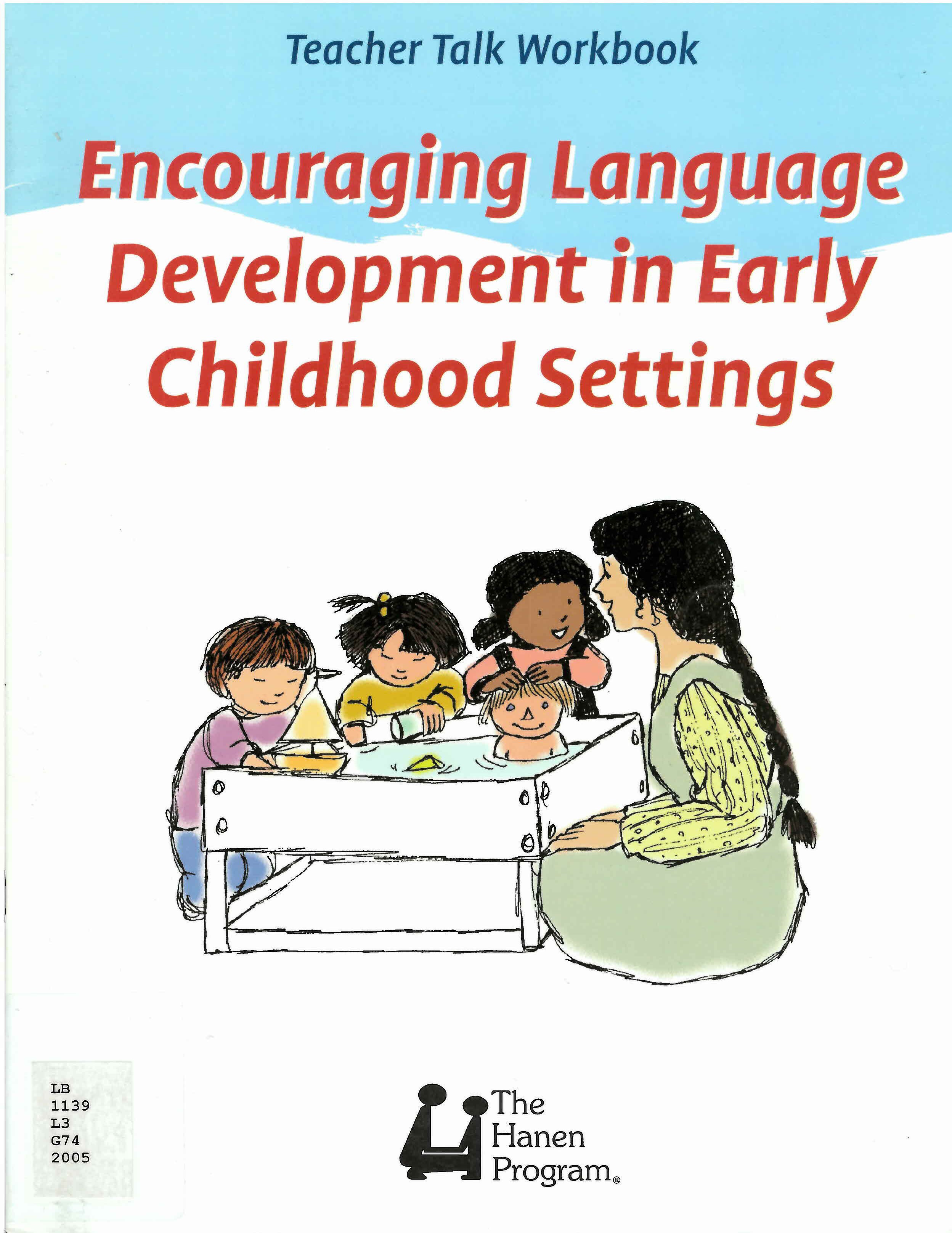 Encouraging language development in early childhood settings