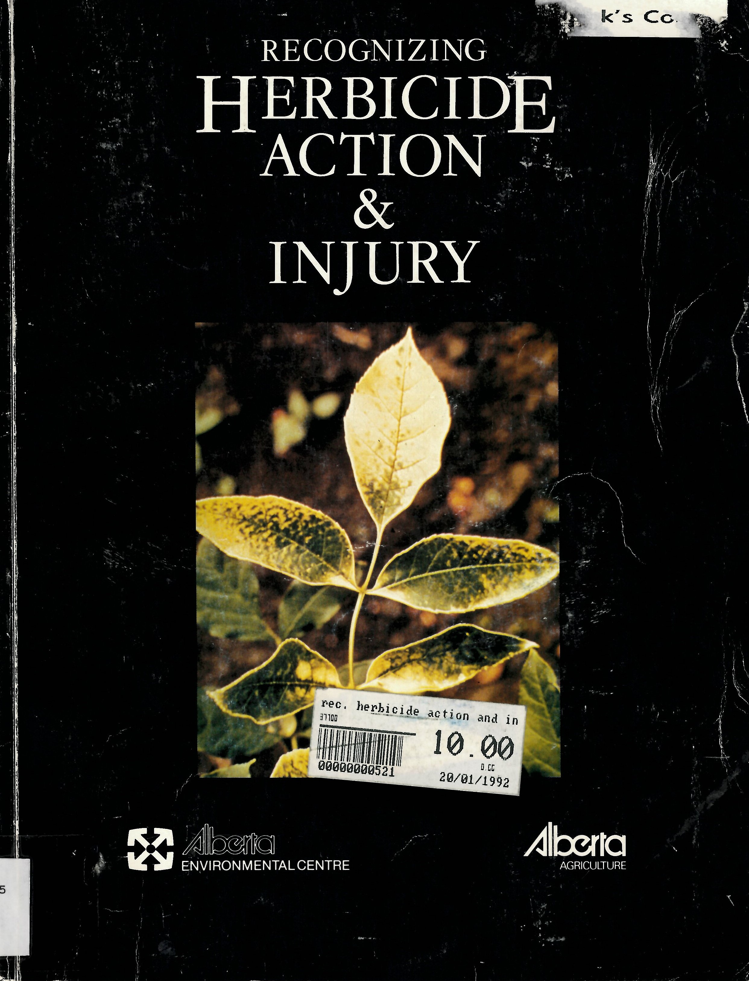 Recognizing herbicide action & injury