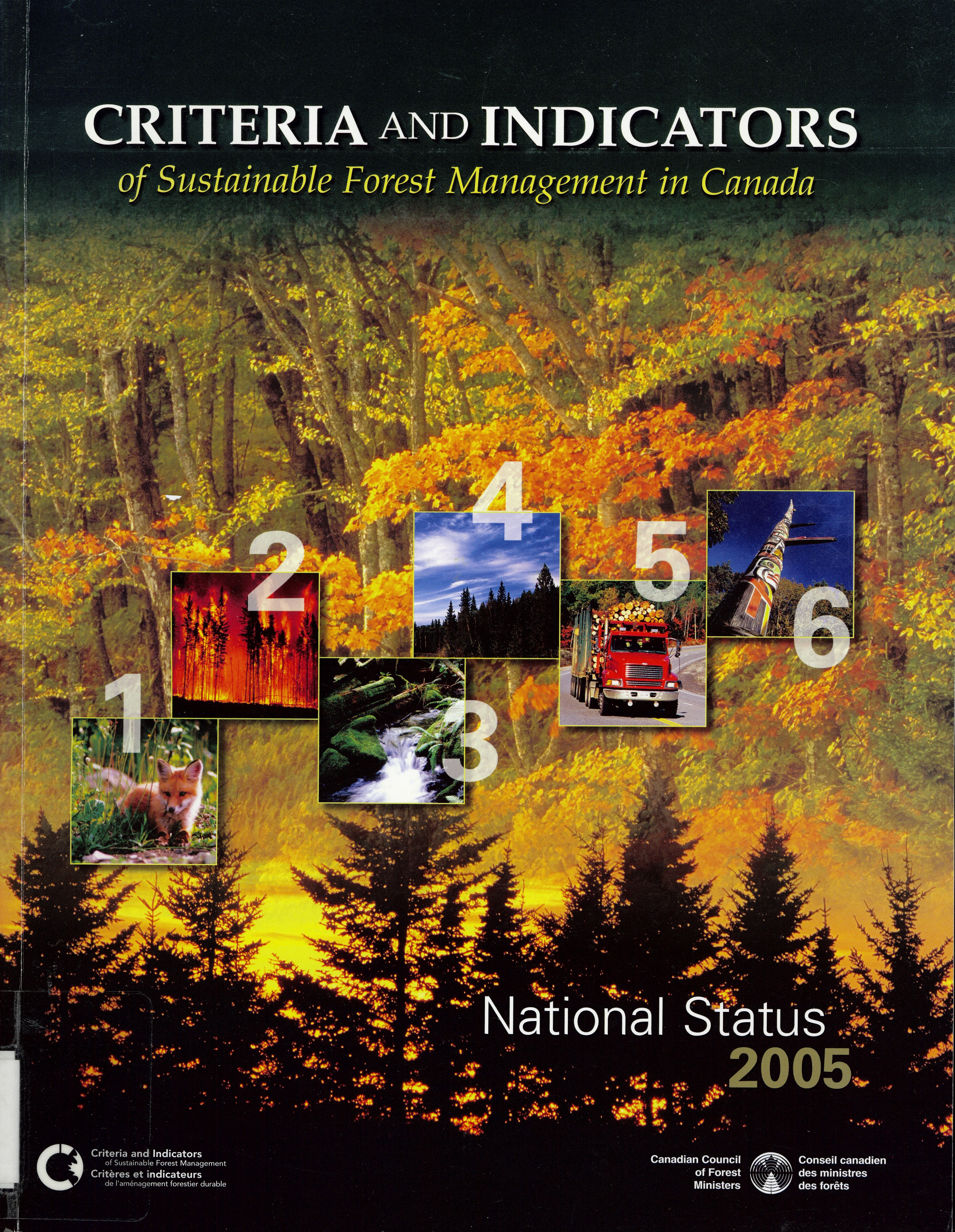 Criteria and indicators of sustainable forest management in Canada : national status 2005.