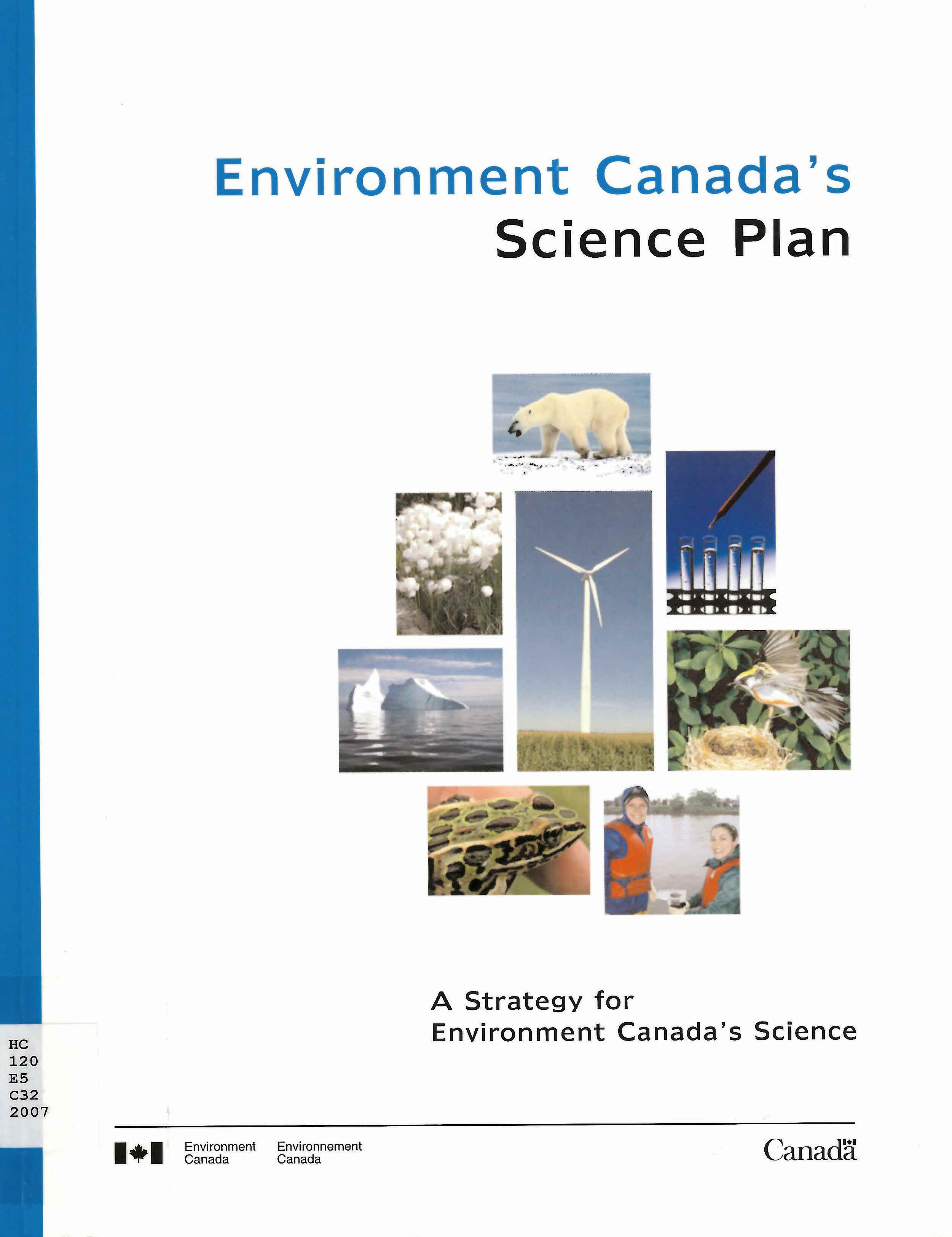 Environment Canada's science plan : a strategy for Environment Canada's science