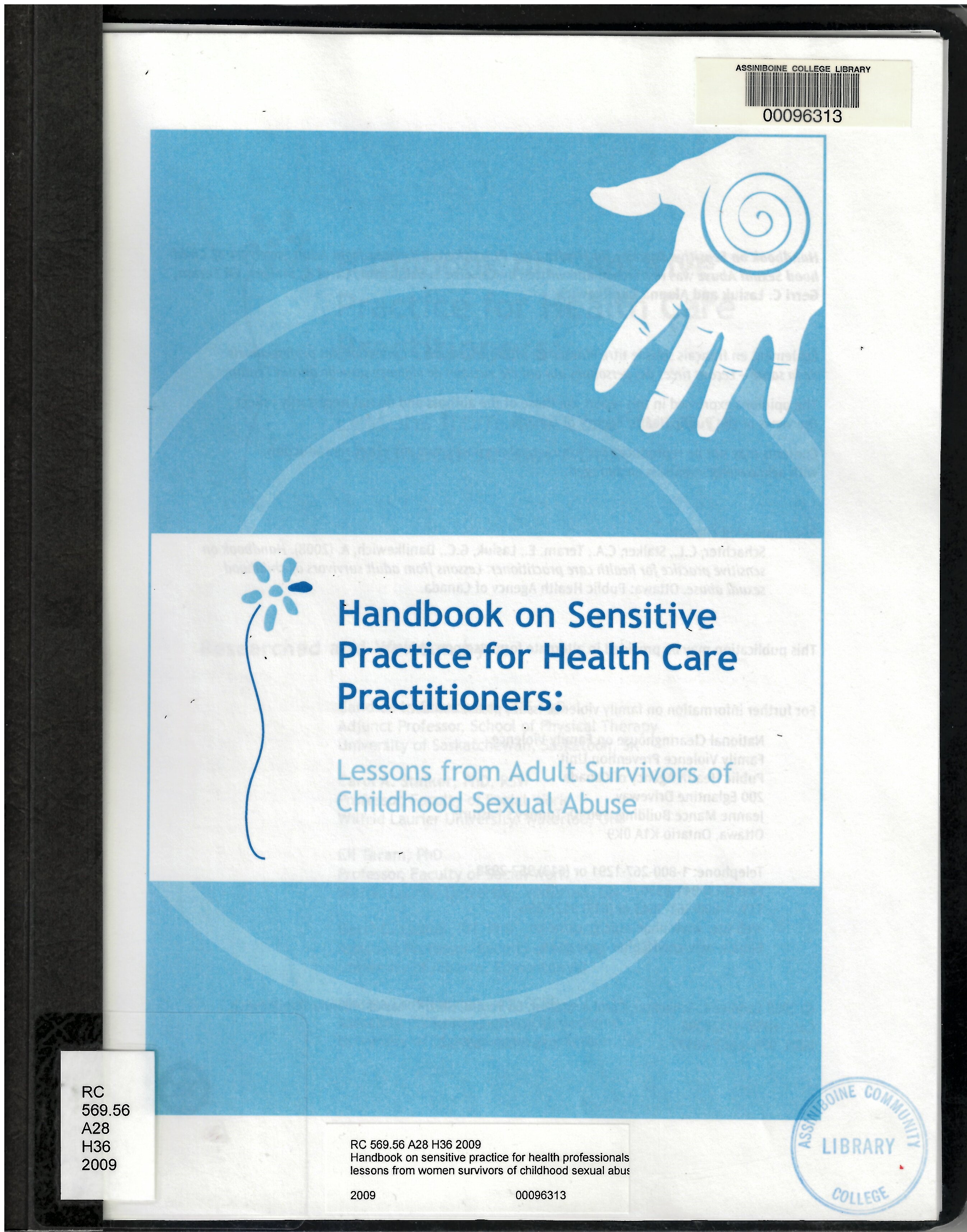 Handbook on sensitive practice for health professionals : lessons from women survivors of childhood sexual abuse