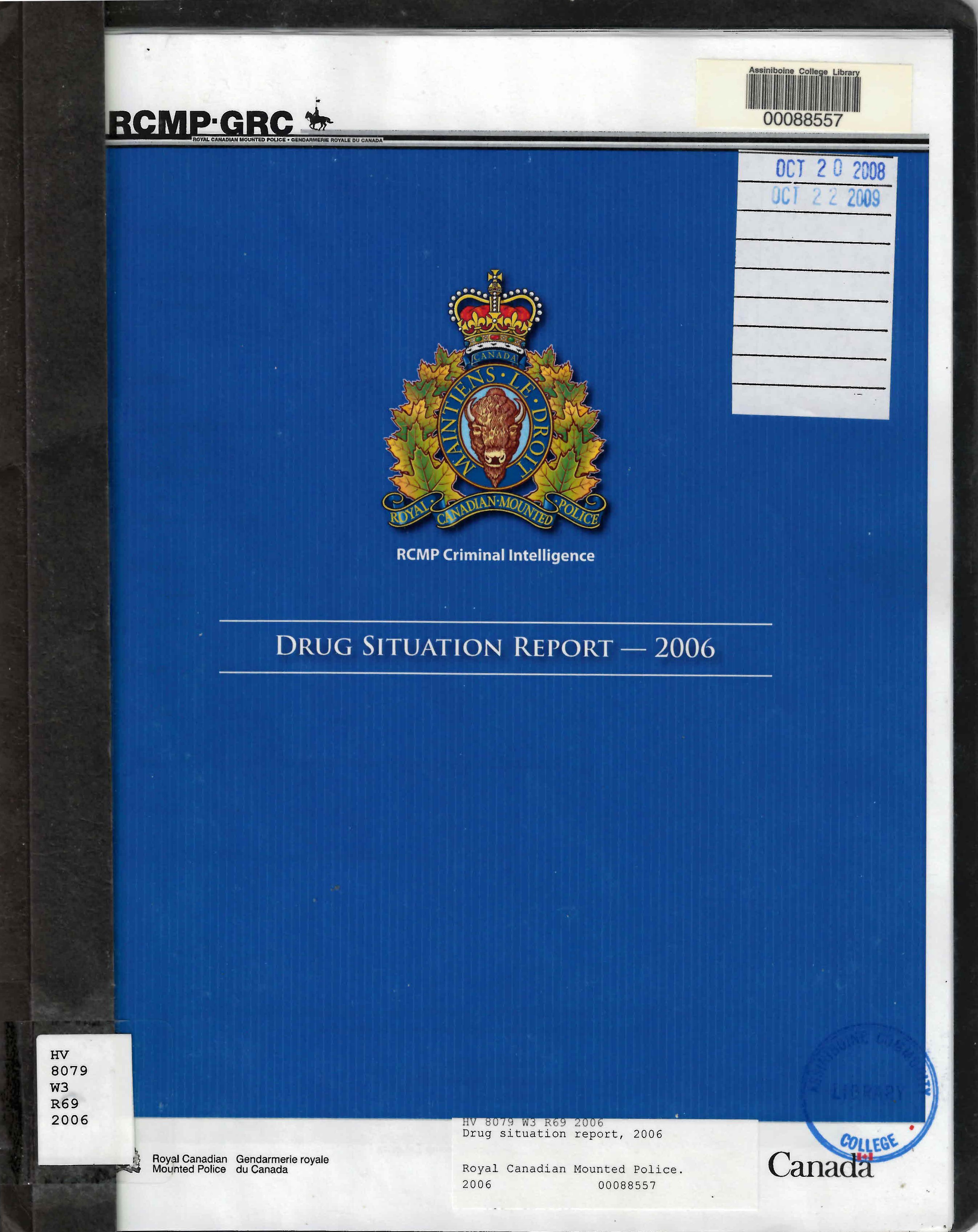 Drug situation report, 2006