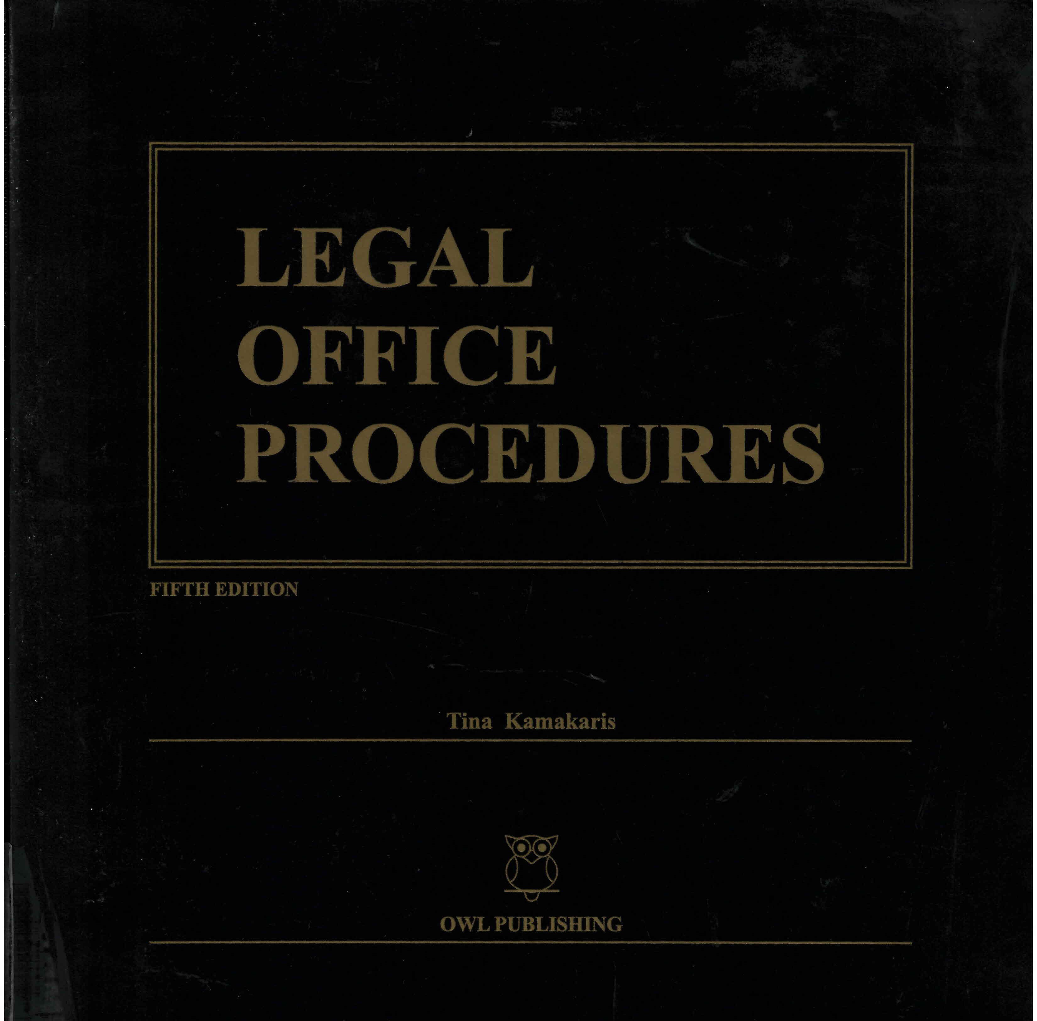 Legal office procedures