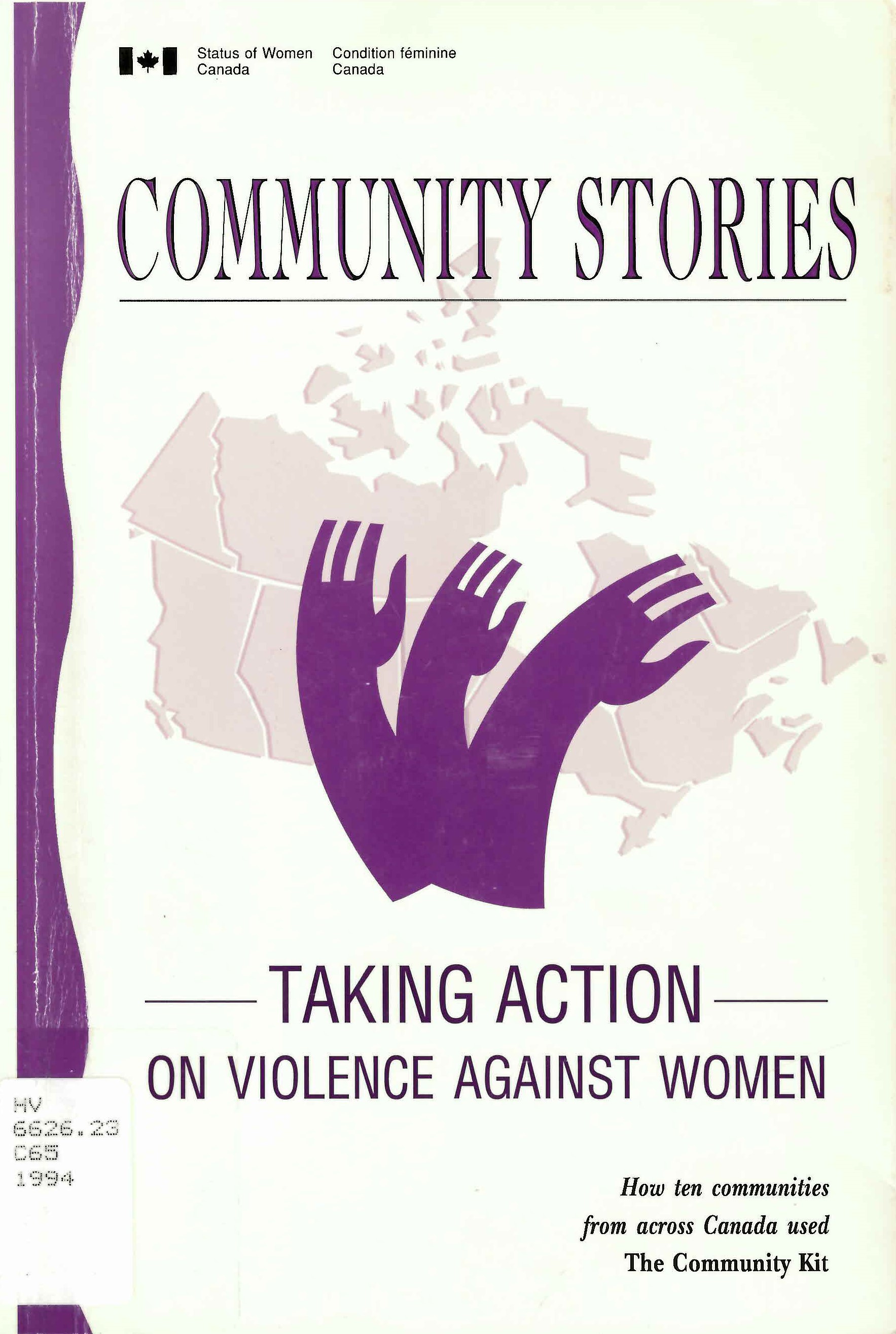 Community stories : taking action on violence against women