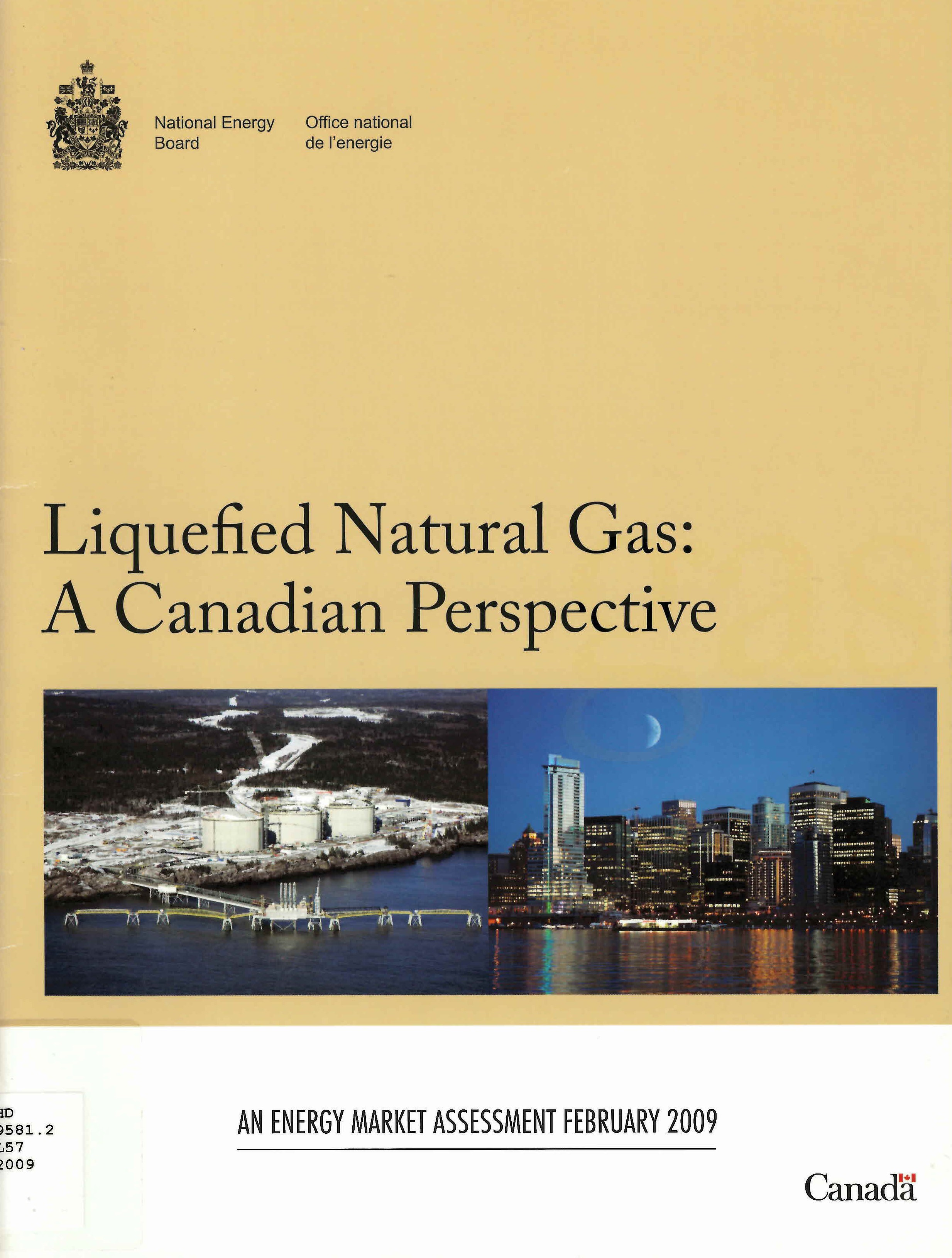 Liquefied natural gas : a Canadian perspective