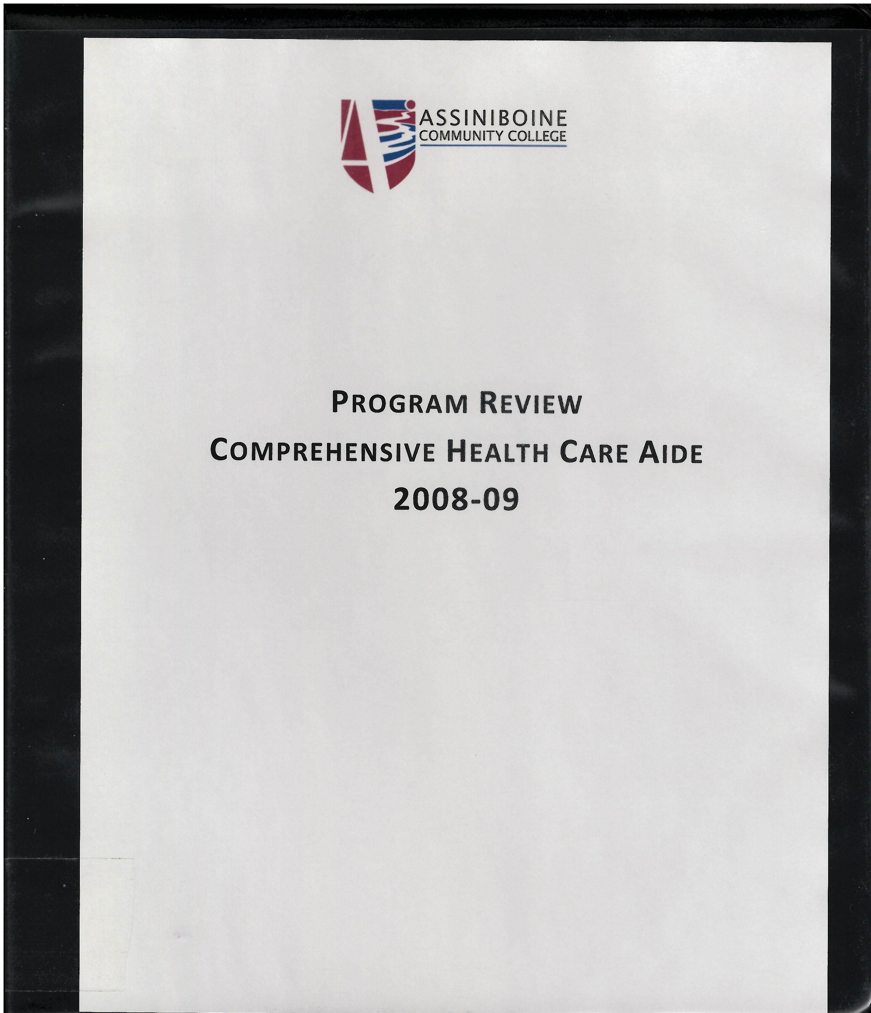 Comprehensive health care aide : program review