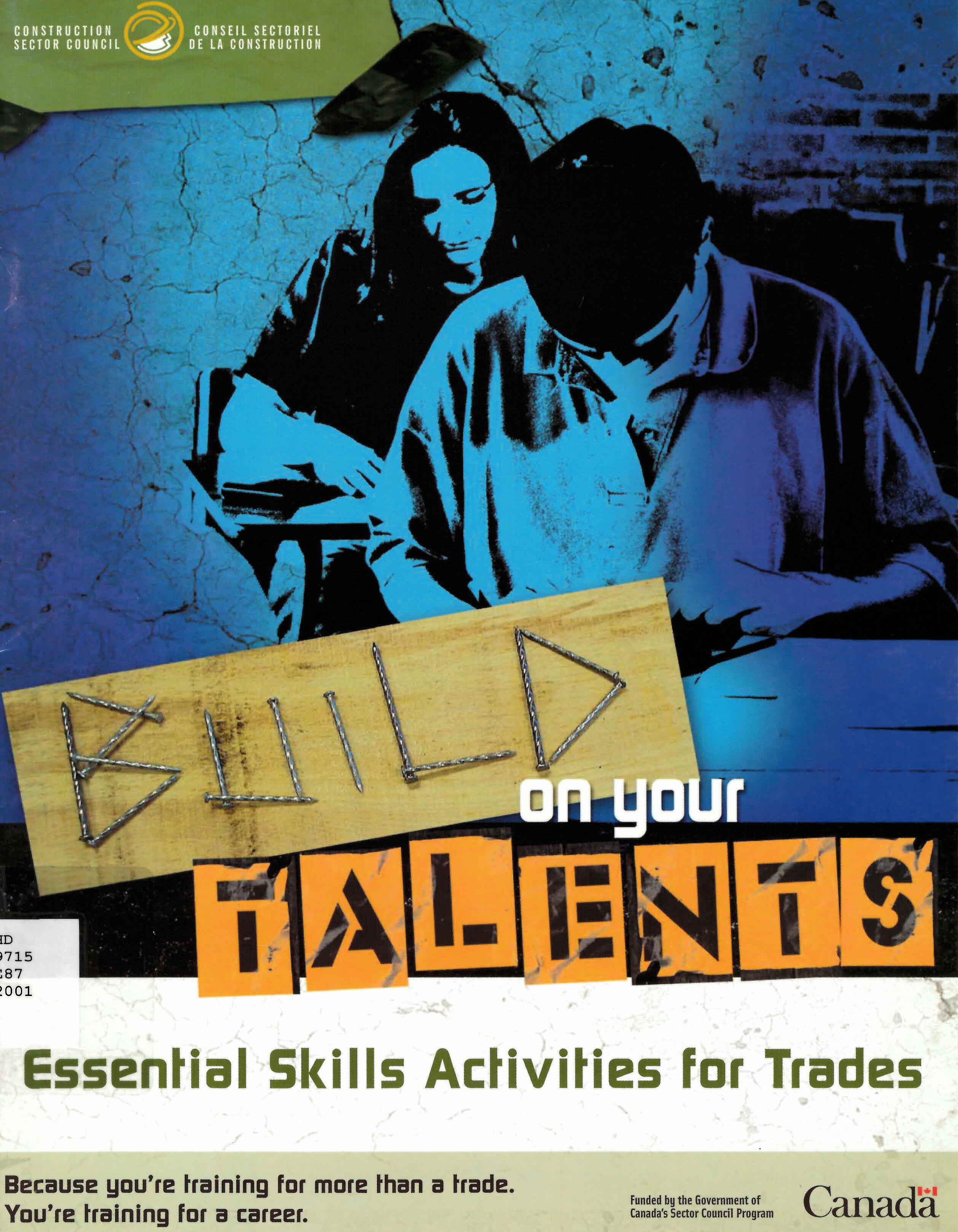 Essential skills activities for trades