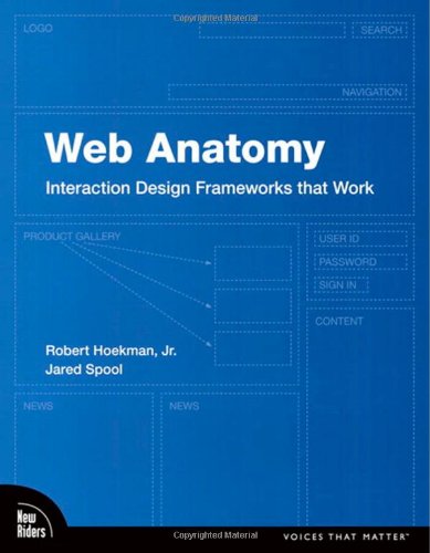 Web anatomy : interaction design frameworks that work