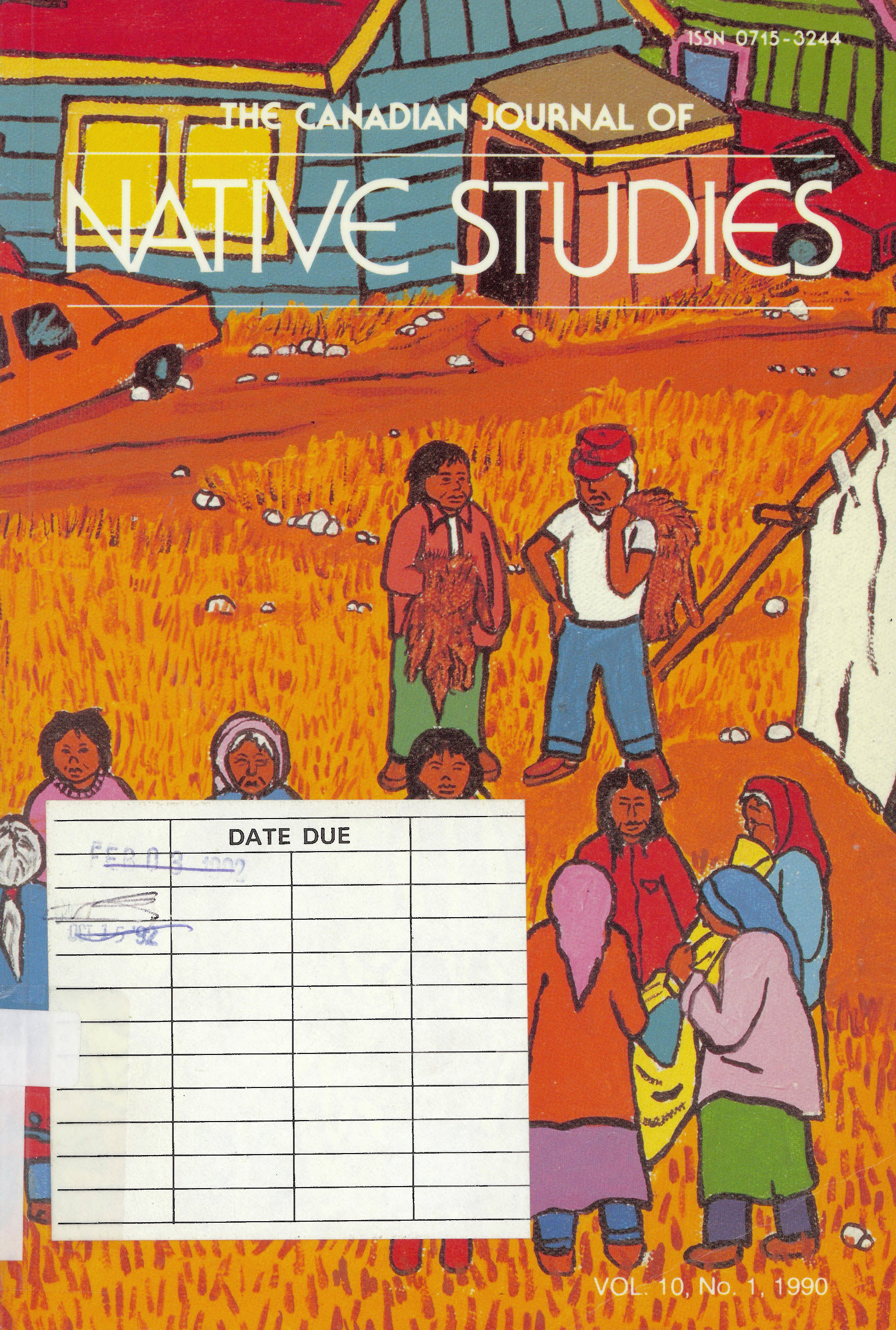 Canadian journal of native studies