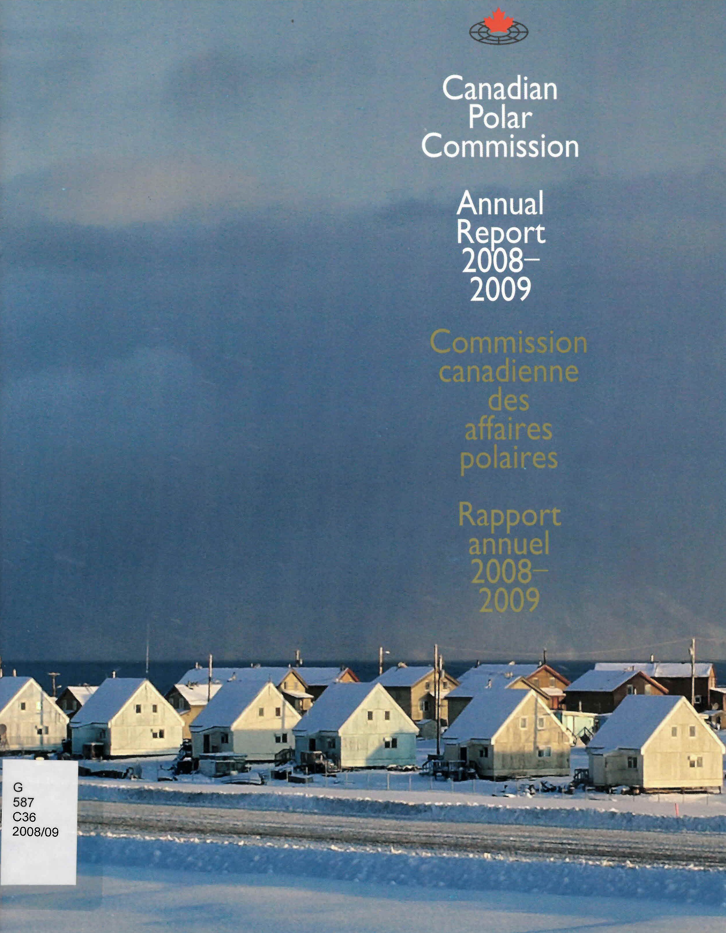 Canadian Polar Commission : annual report