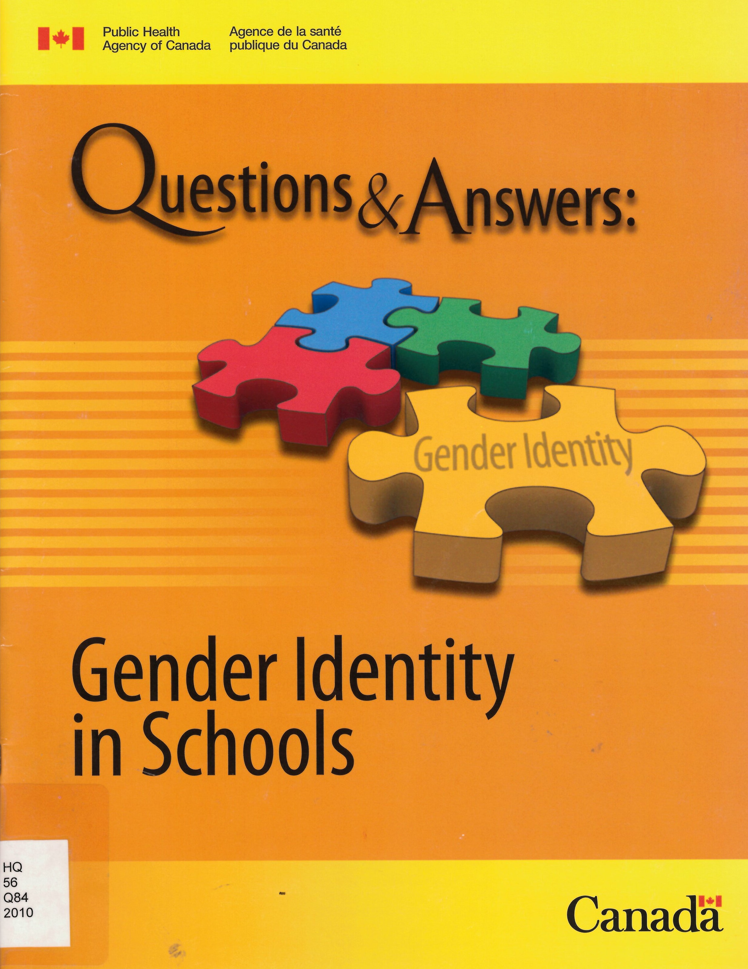 Questions & answers : gender identity in schools