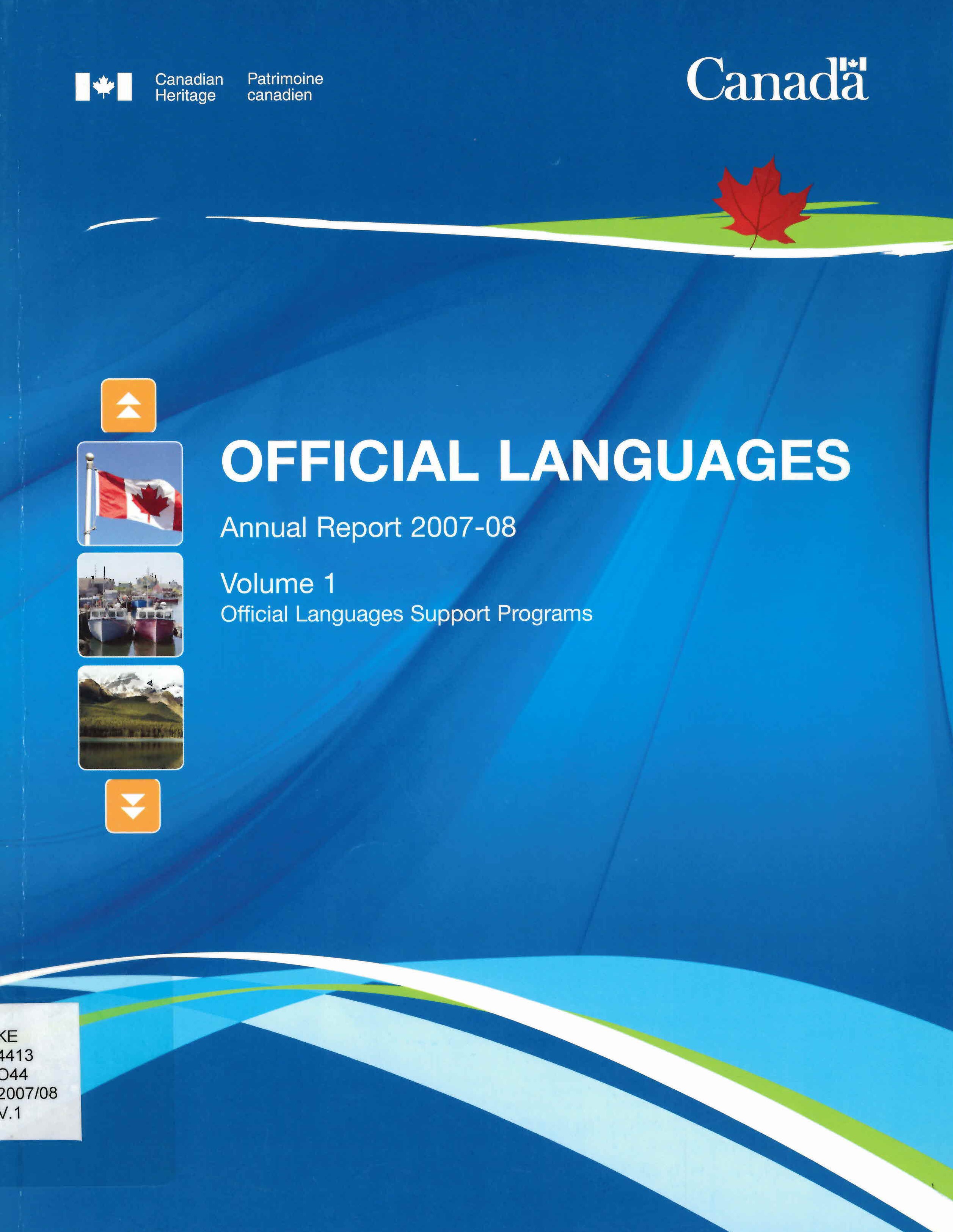 Official languages annual report