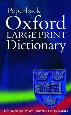 Paperback Oxford large print dictionary