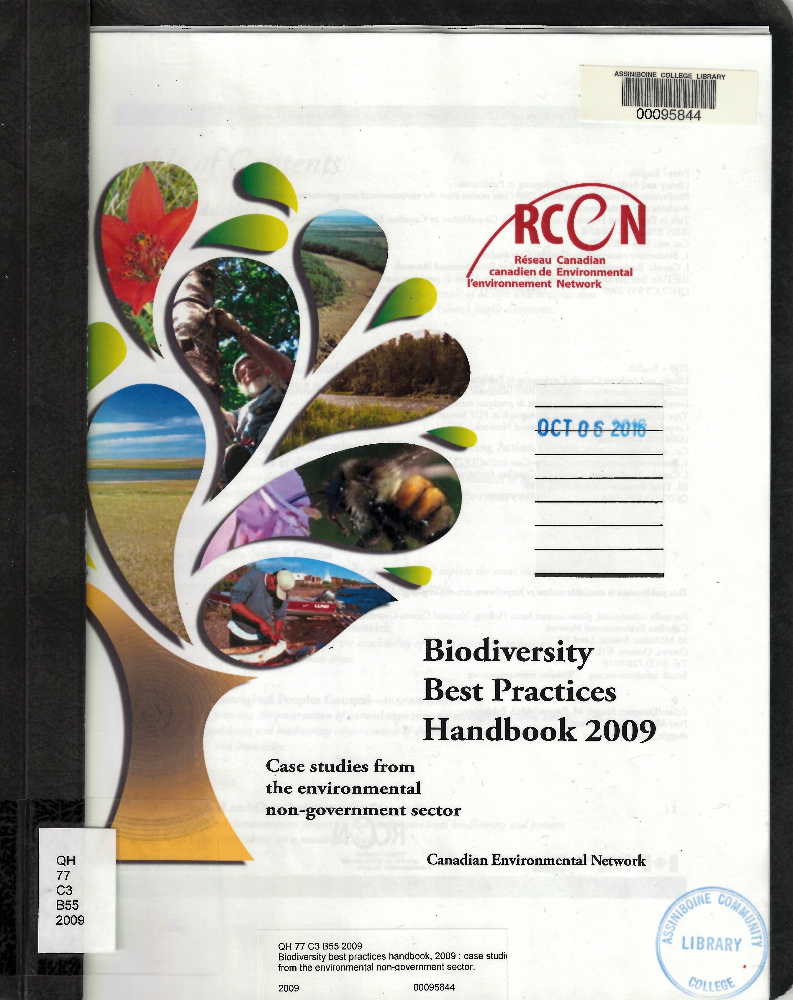Biodiversity best practices handbook, 2009 : case studies from the environmental non-government sector