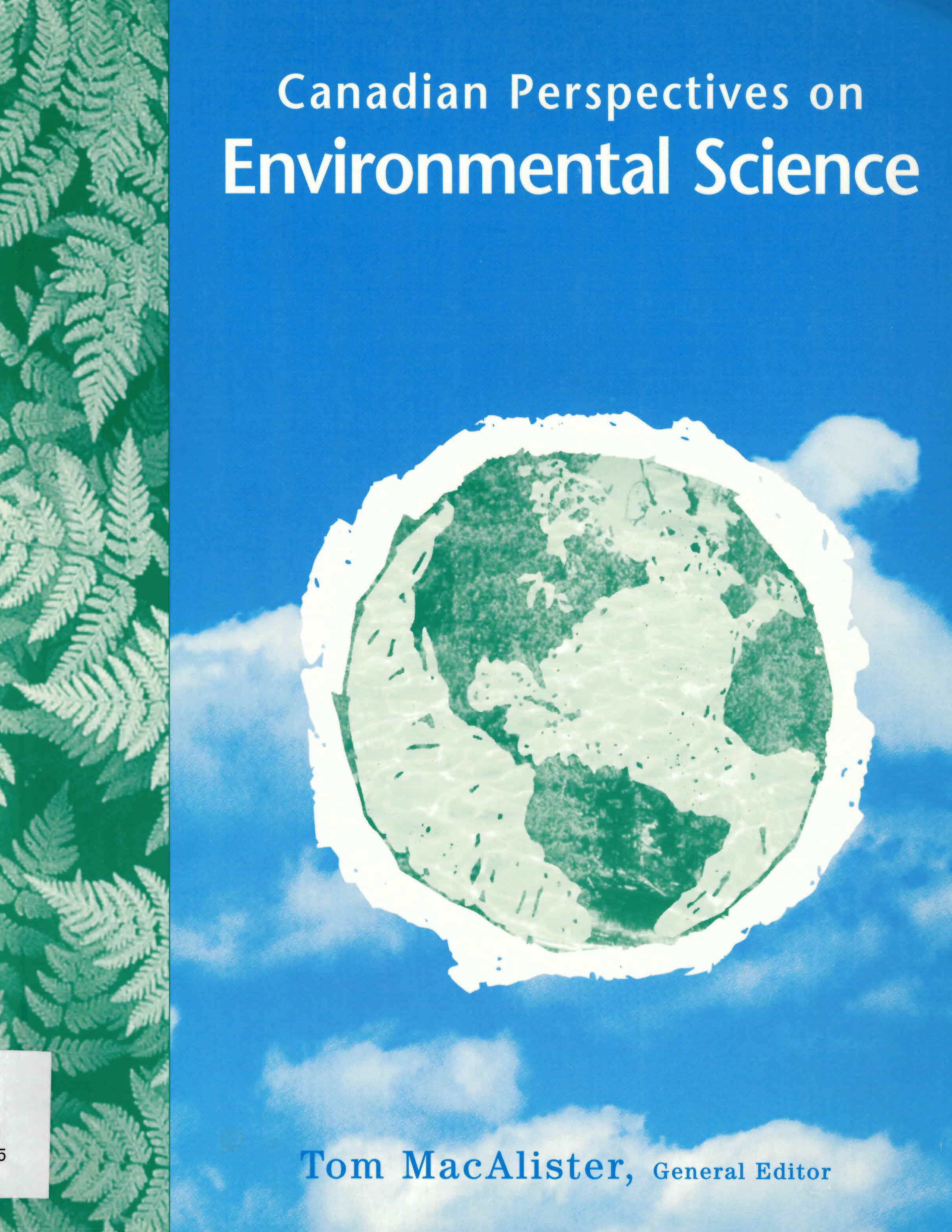 Canadian perspectives on environmental science