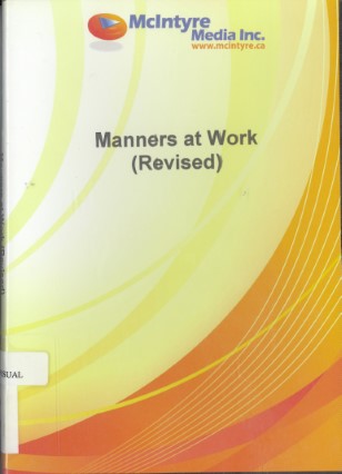 Manners at work : revised