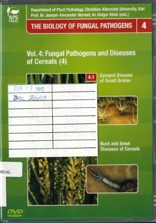 Fungal pathogens and diseases of cereals. 4 /