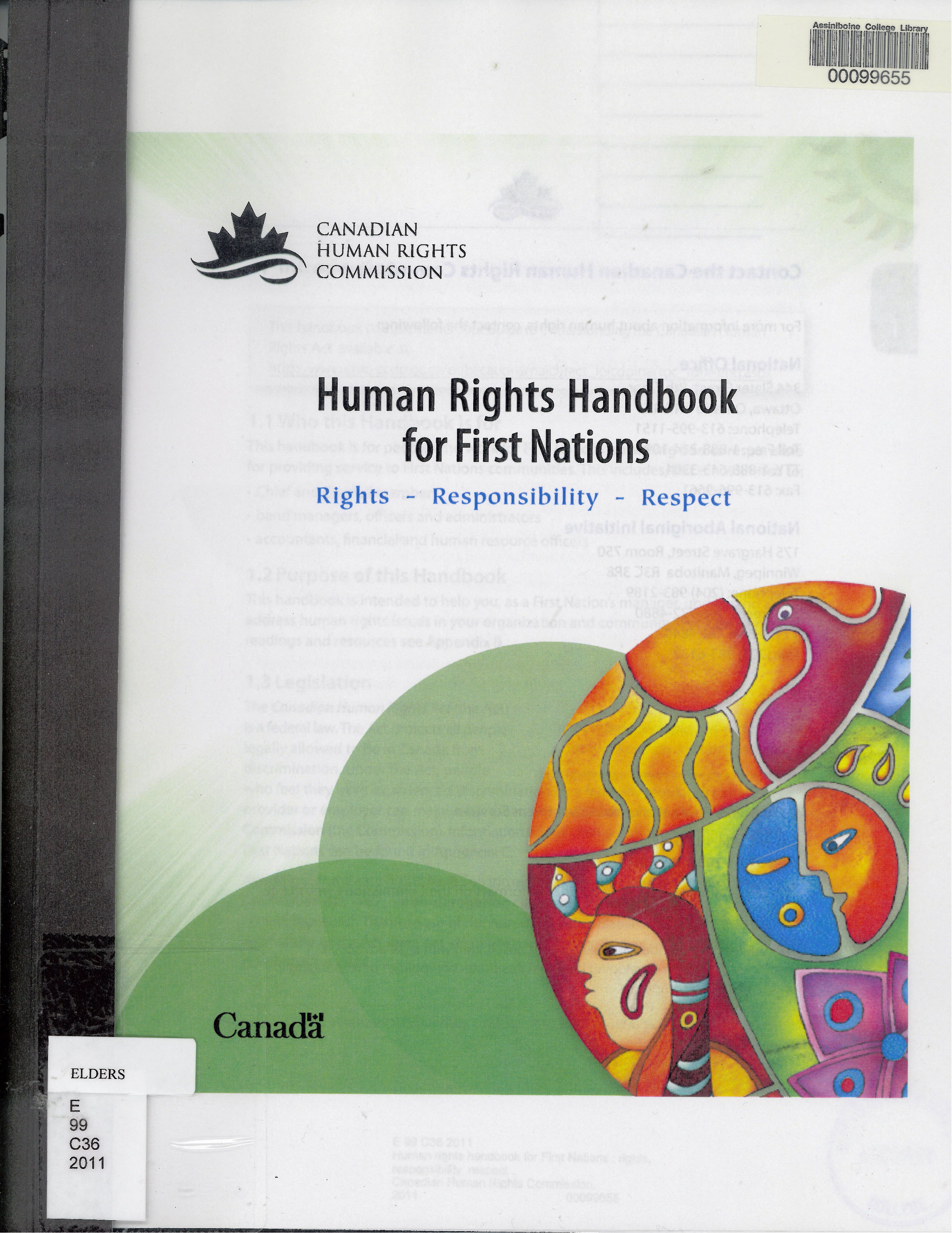 Human rights handbook for First Nations : rights, responsibility, respect