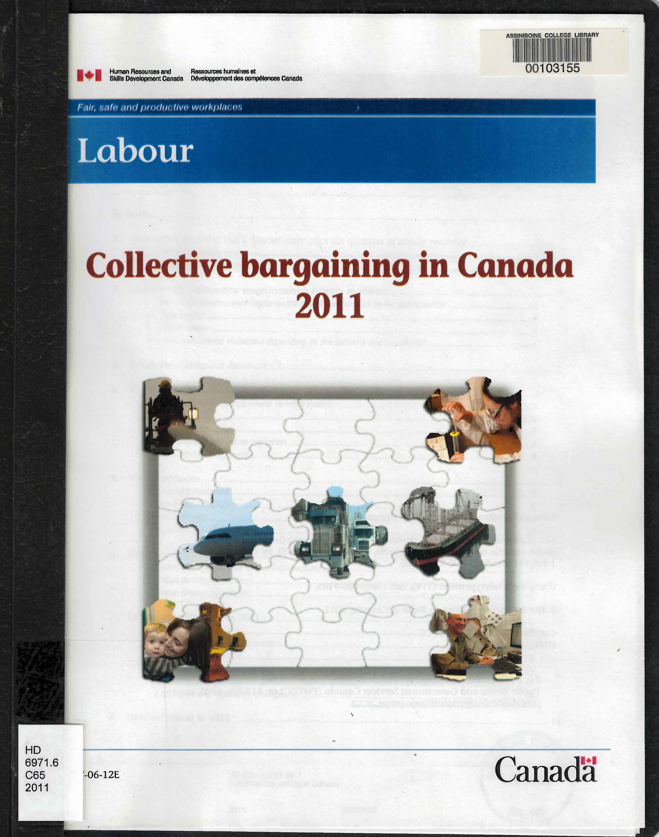 Collective bargaining in Canada