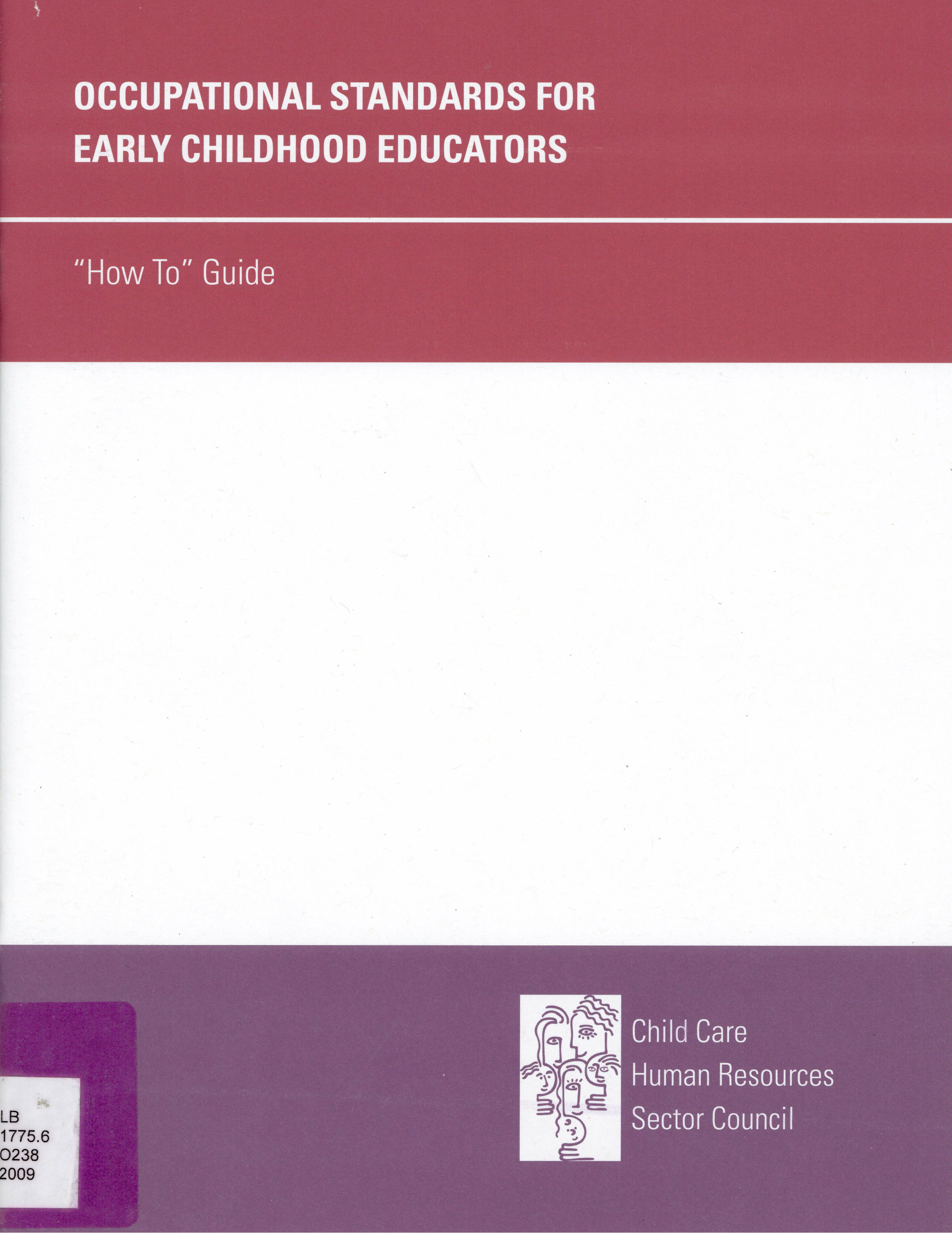 Occupational standards for early childhood educators : "how to" guide