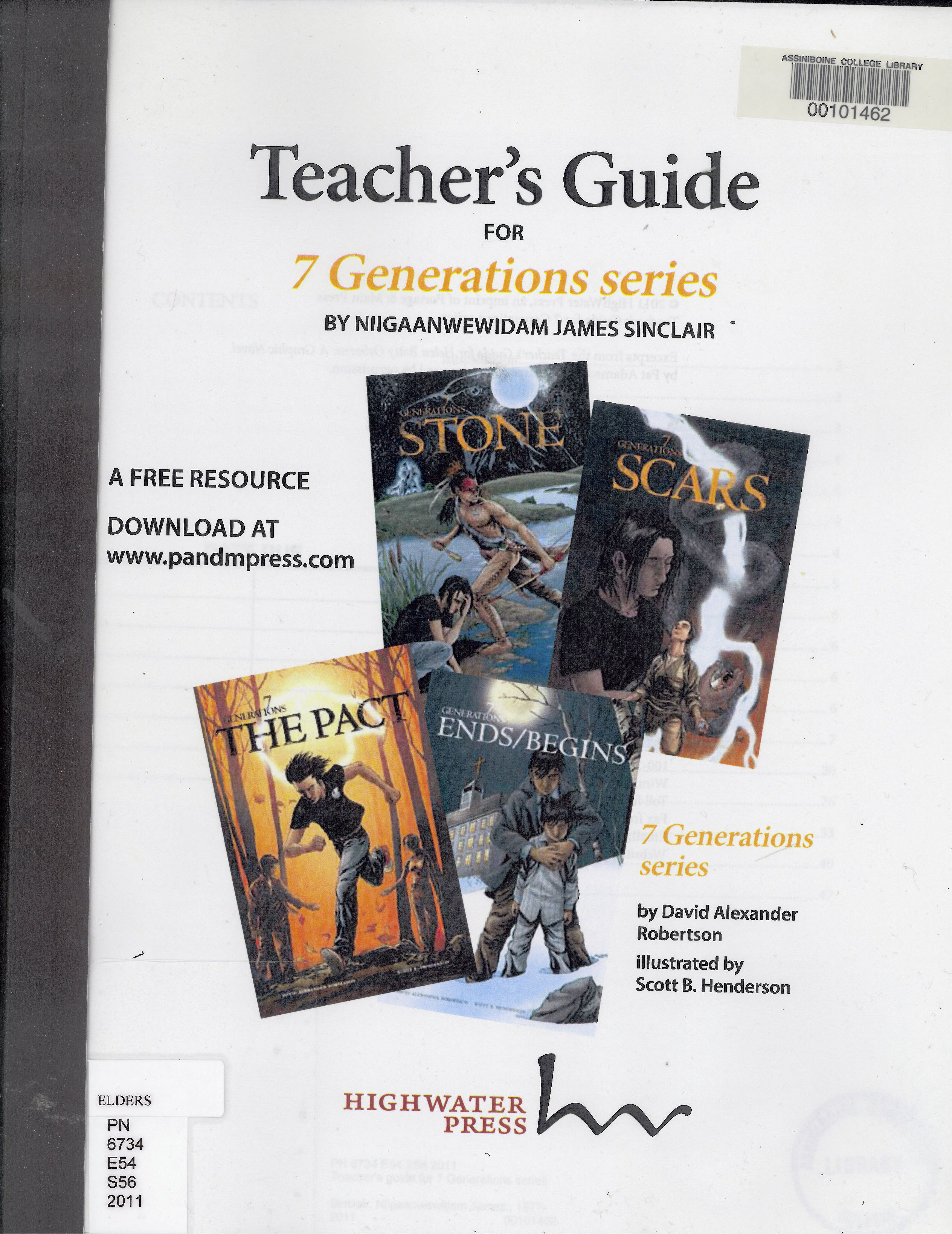 Teacher's guide for 7 Generations series