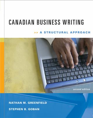 Canadian business writing : a structural approach