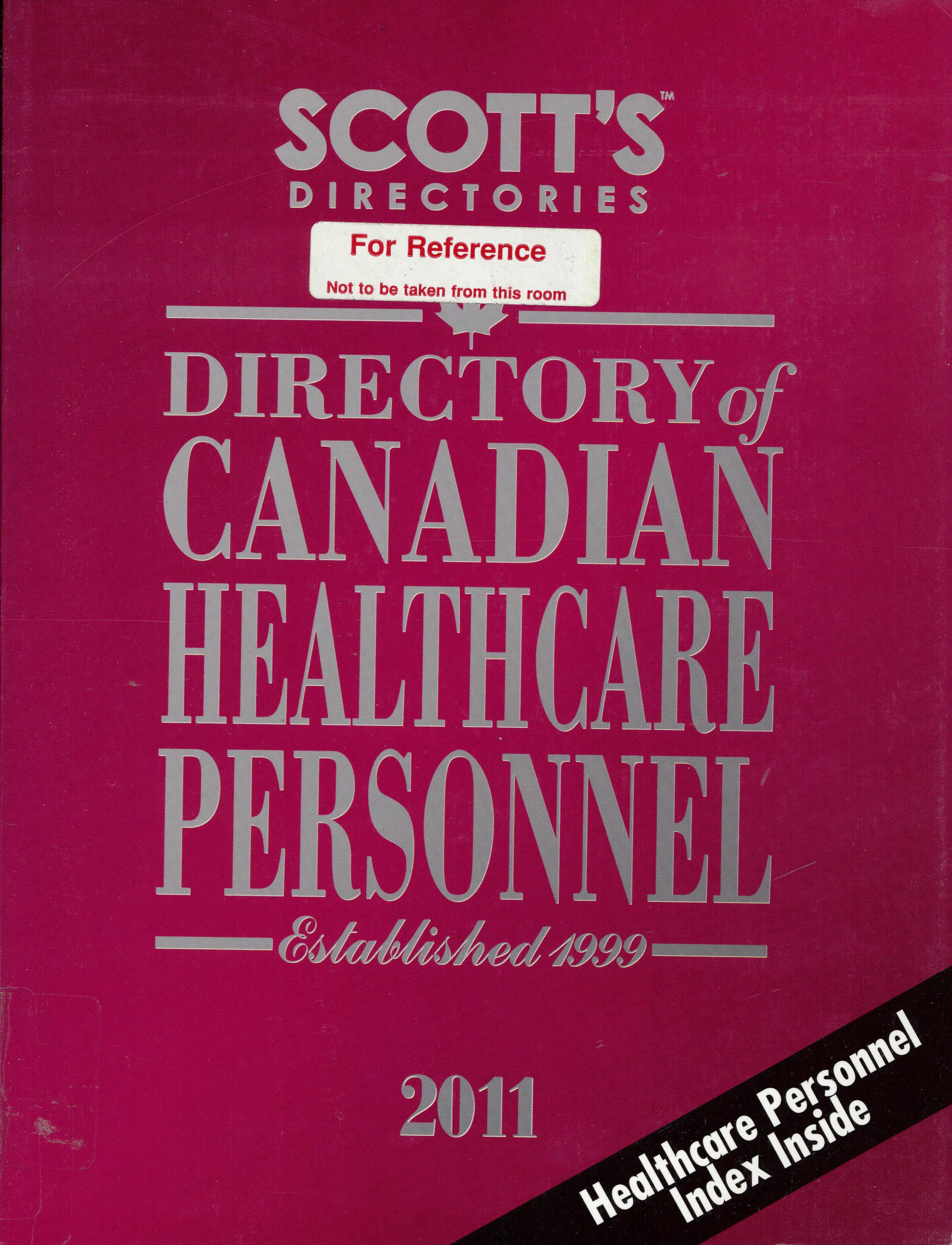 Directory of Canadian Healthcare Personnel