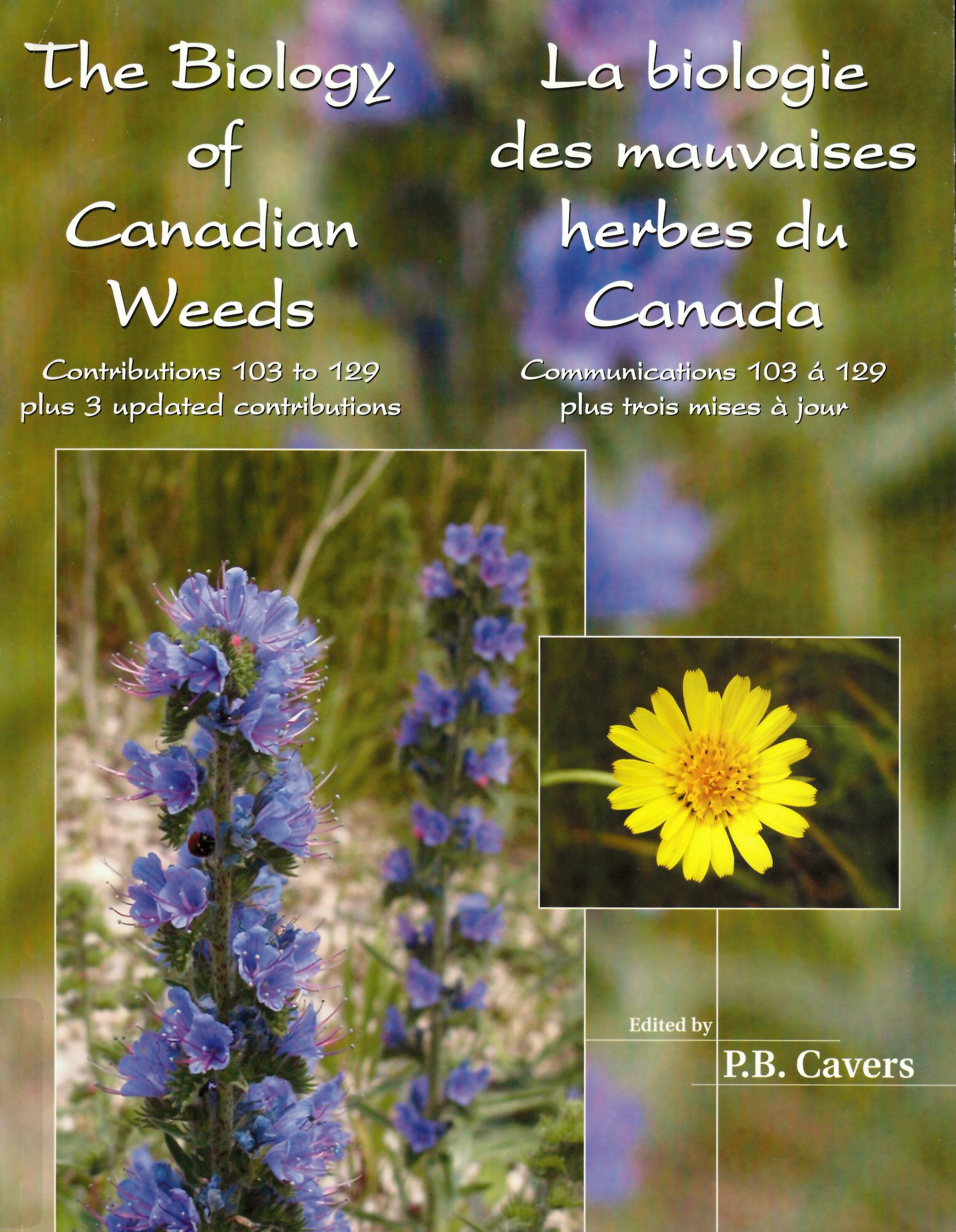 The biology of Canadian weeds : contributions 103-129 plus three updated contributions