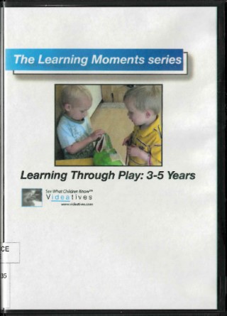 Learning through play : 3 to 5 years