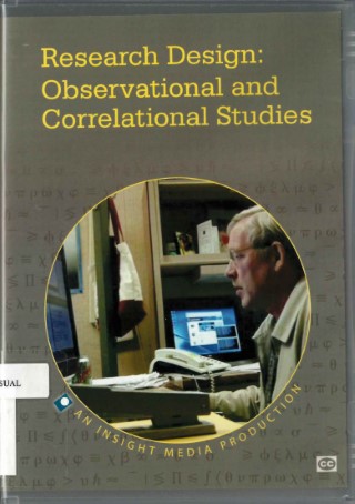 Research design : observational studies