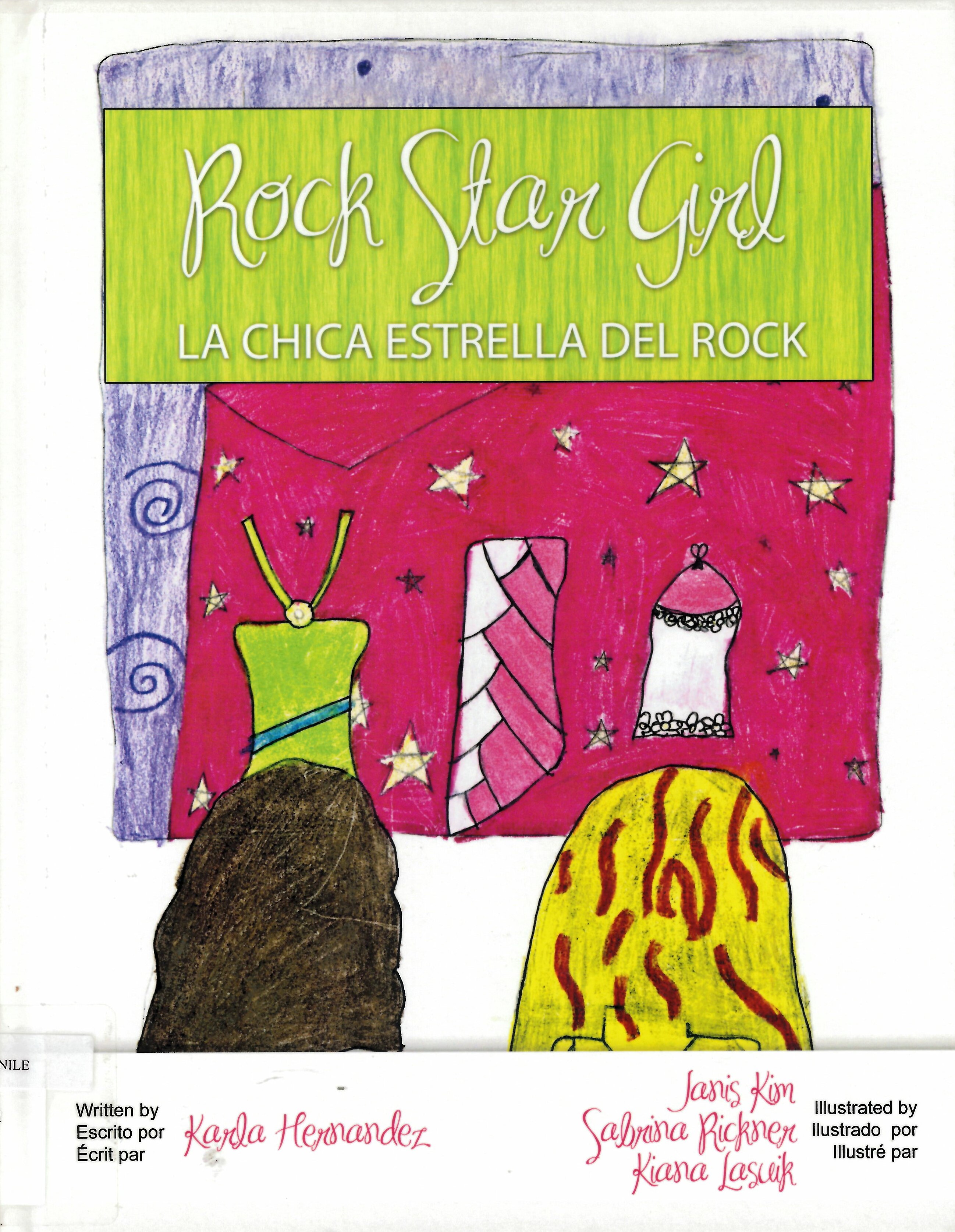 Rock star girl = la chica estrella del rock