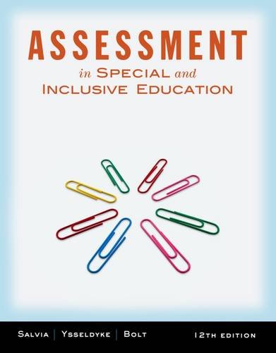 Assessment in special and inclusive education