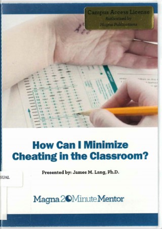 How can I minimize cheating in the classroom?