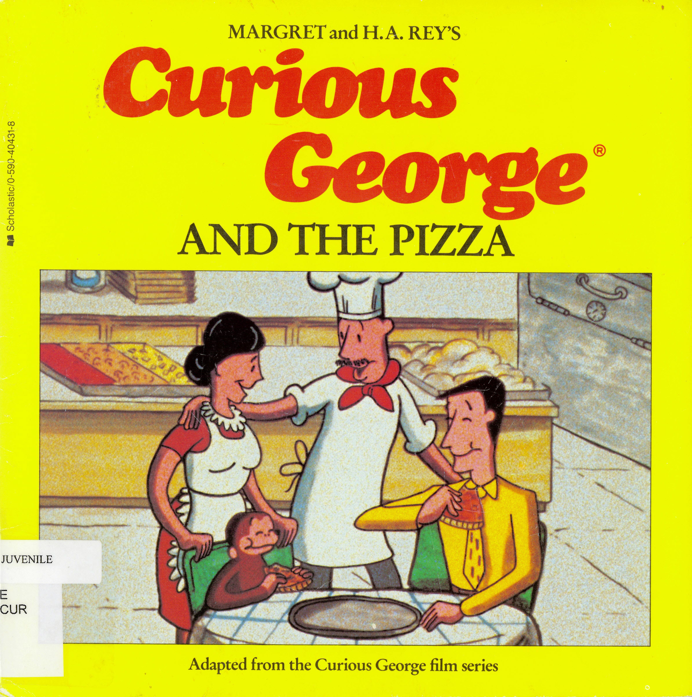 Curious George and the pizza