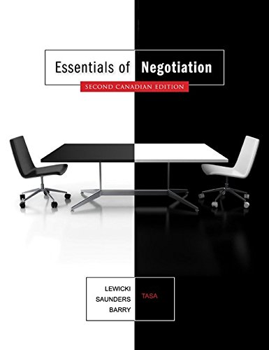 Essentials of negotiation