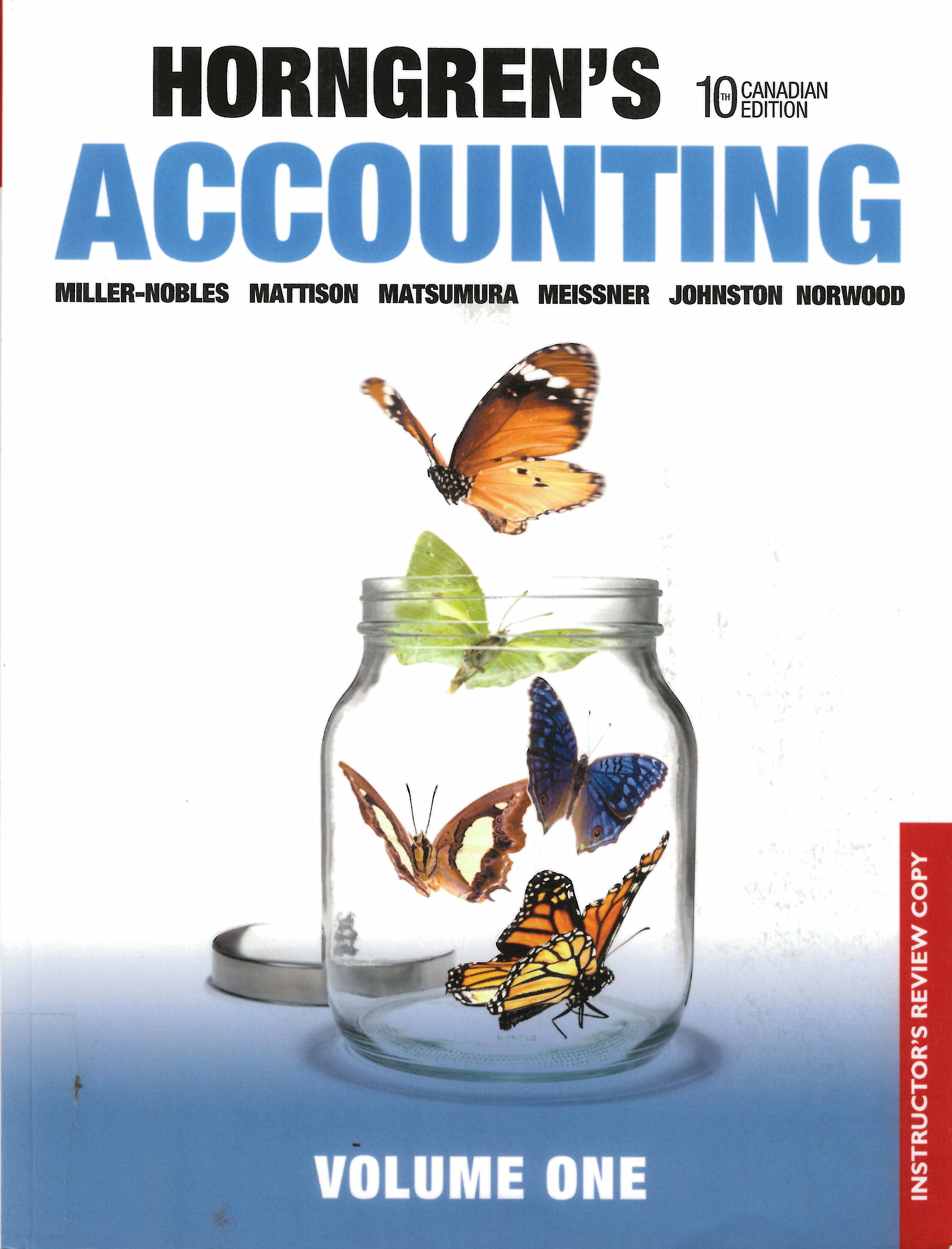 Horngren's accounting. Volume one /