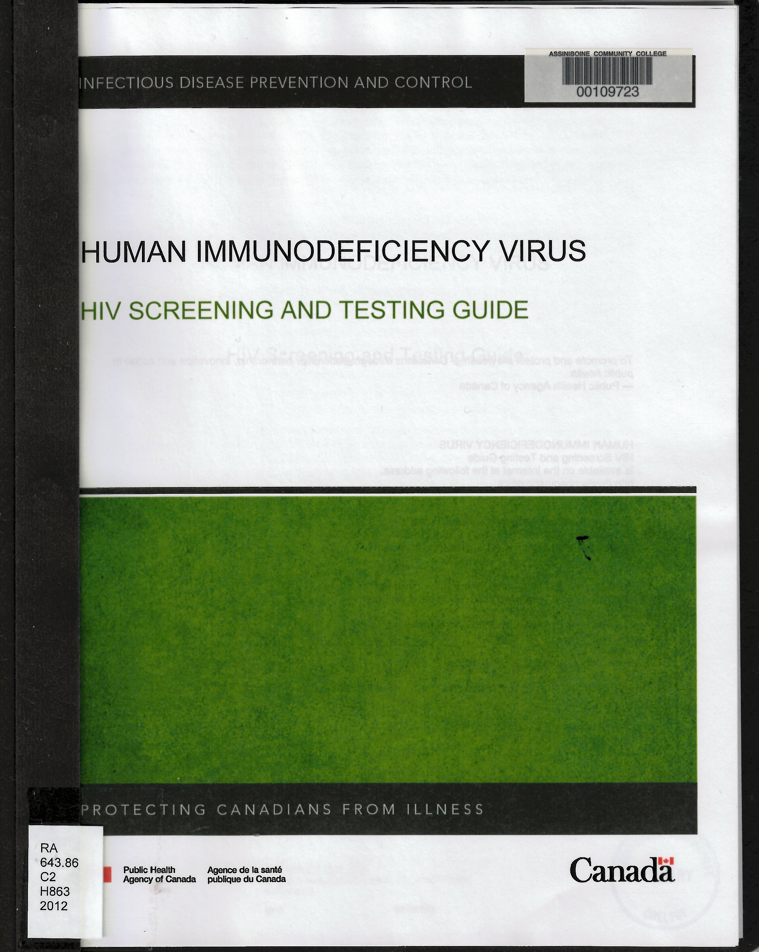 Human immunodeficiency virus : HIV screening and testing guide