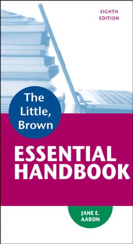 The Little, Brown essential handbook