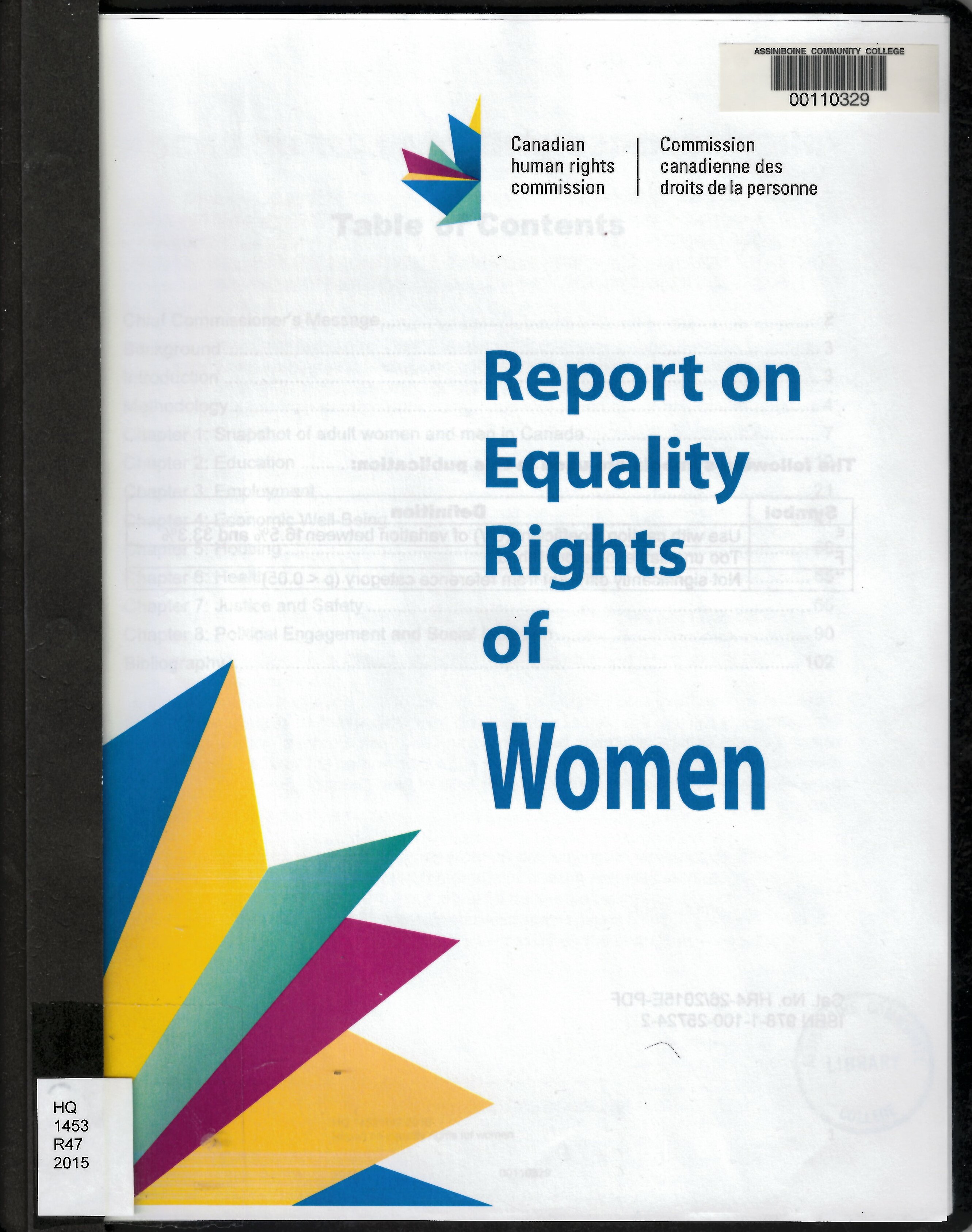 Report on equality rights of women