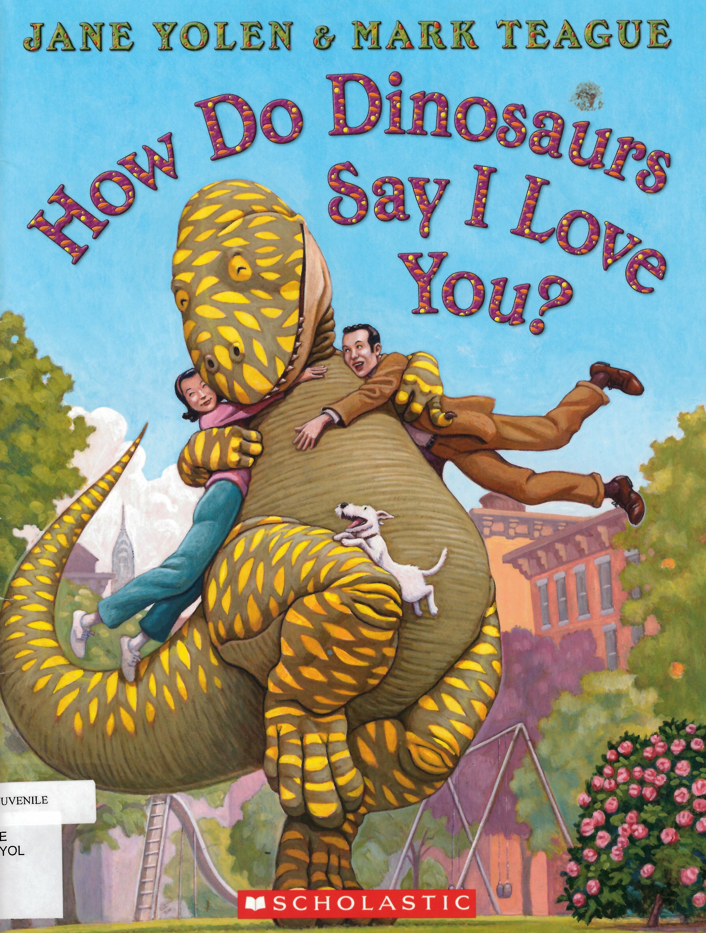 How do dinosaurs say I love you?