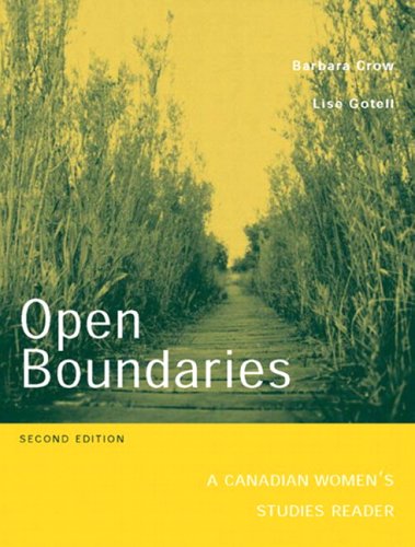 Open boundaries : a Canadian women's studies reader