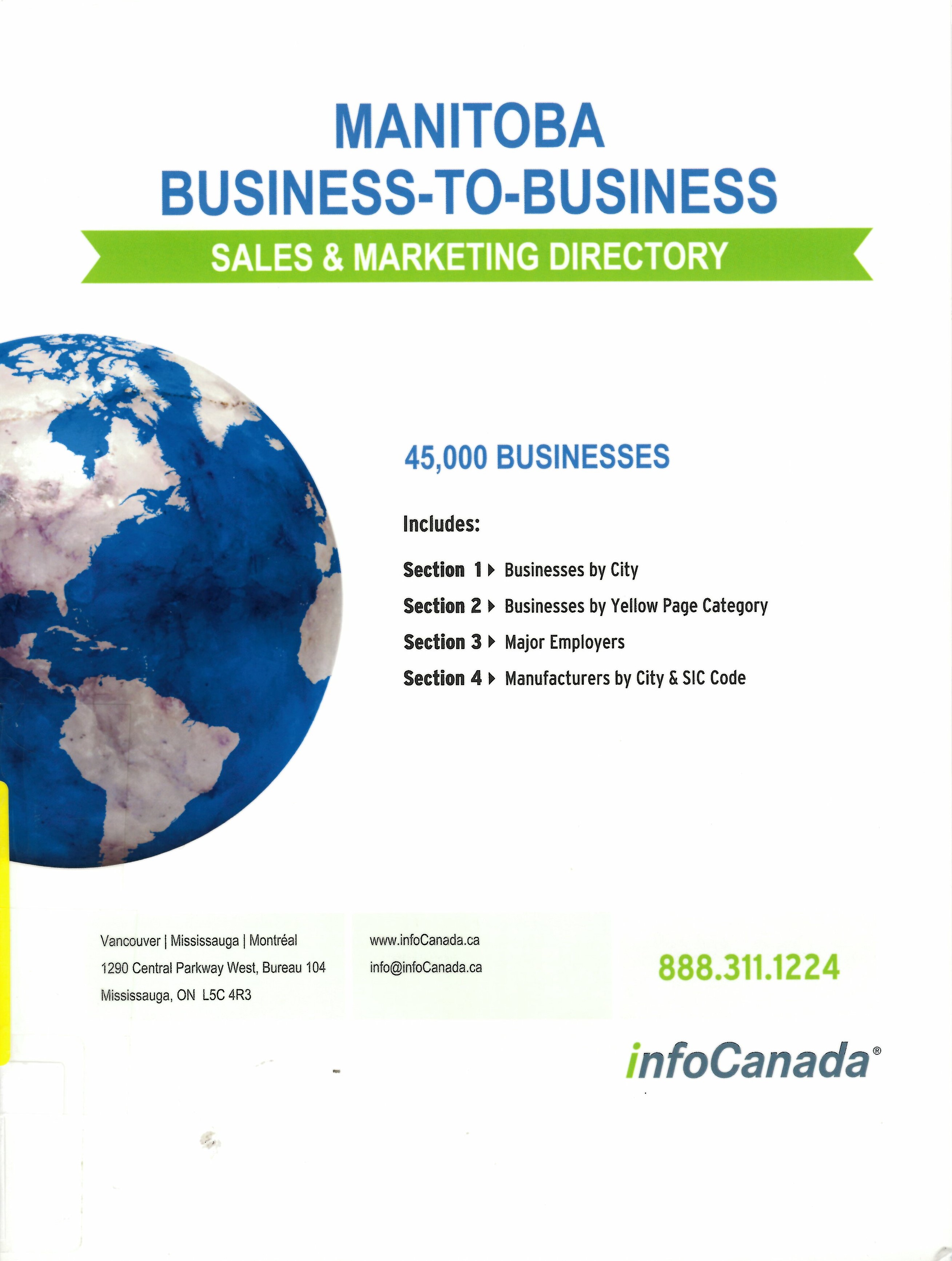 Manitoba business-to-business sales & marketing directory