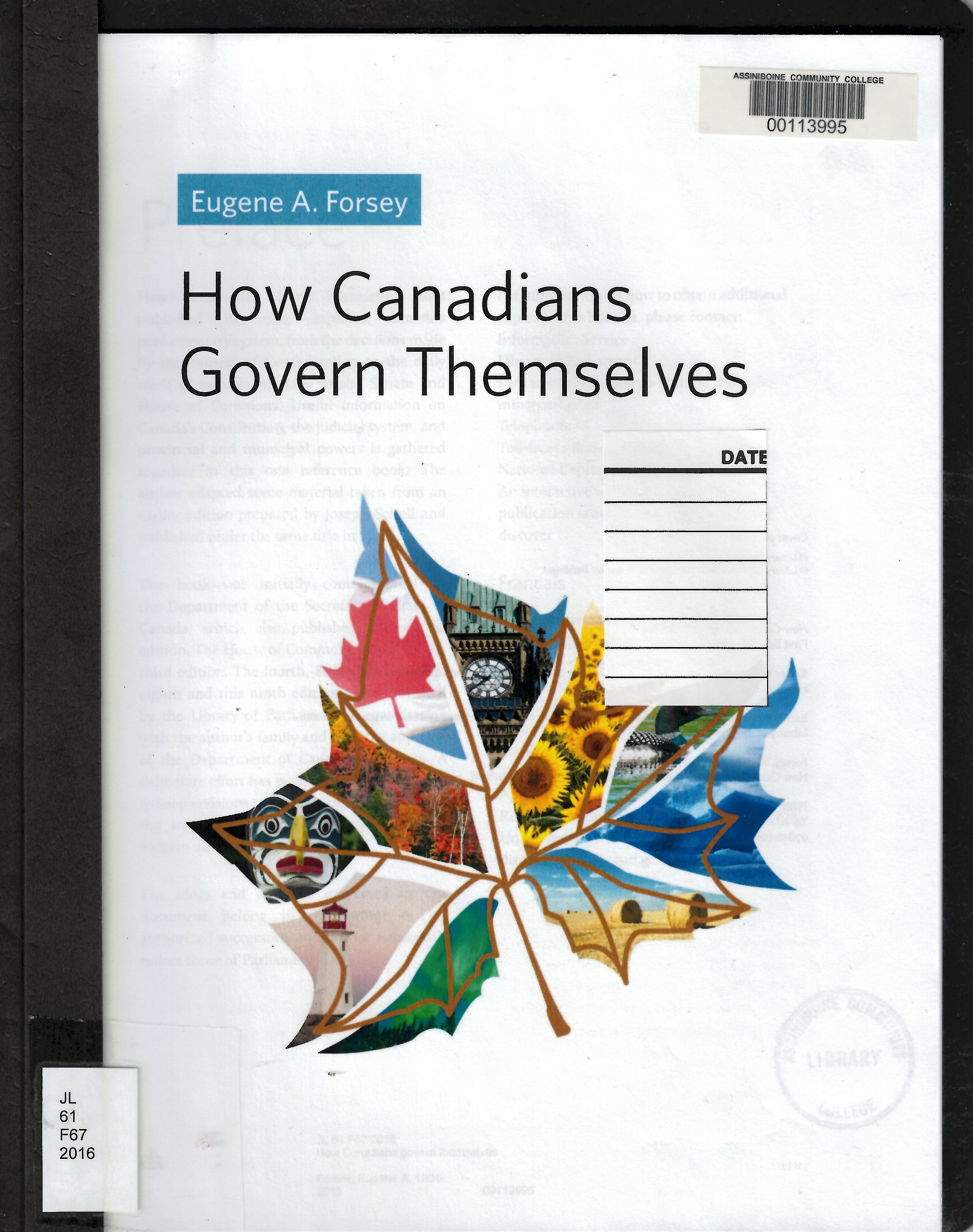 How Canadians govern themselves