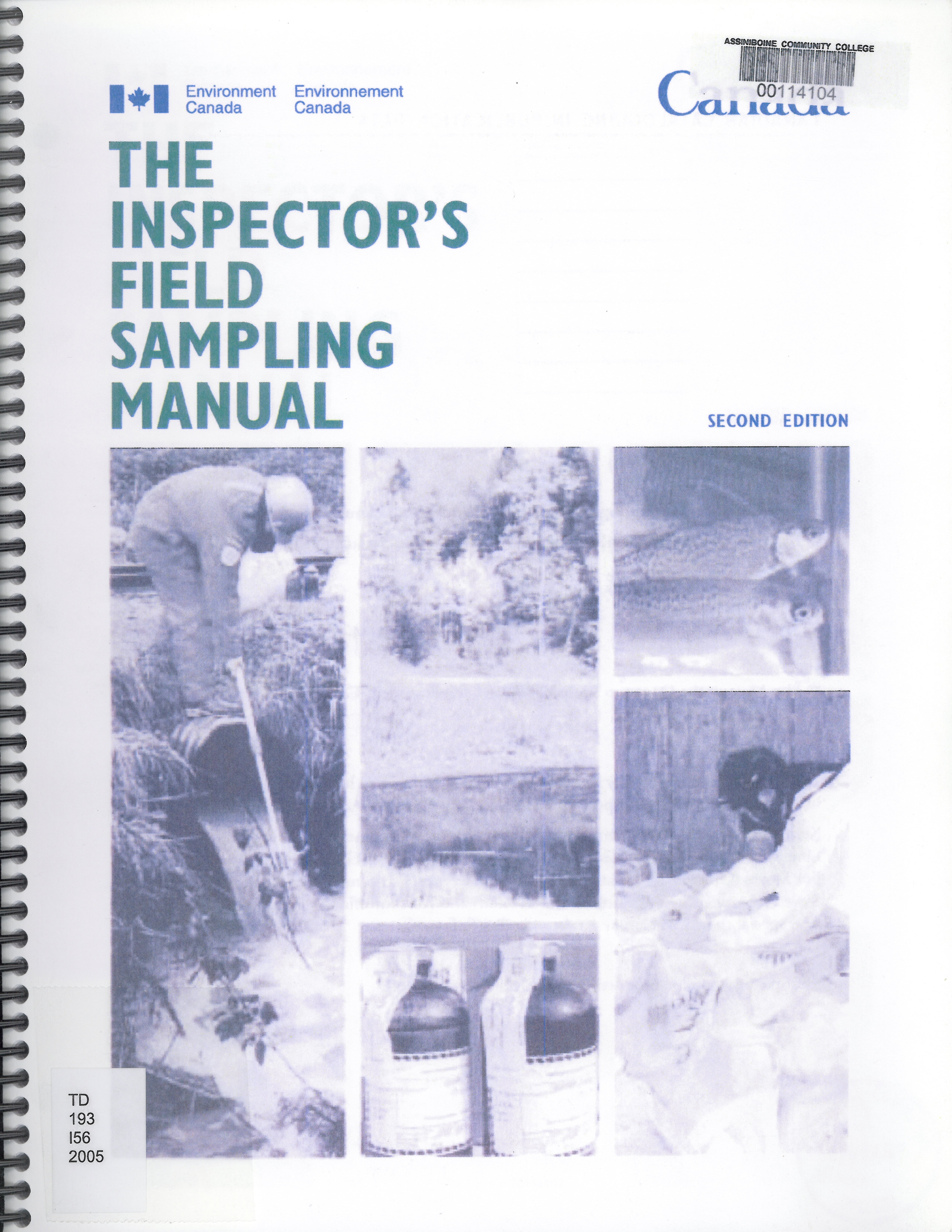 The inspector's field sampling manual
